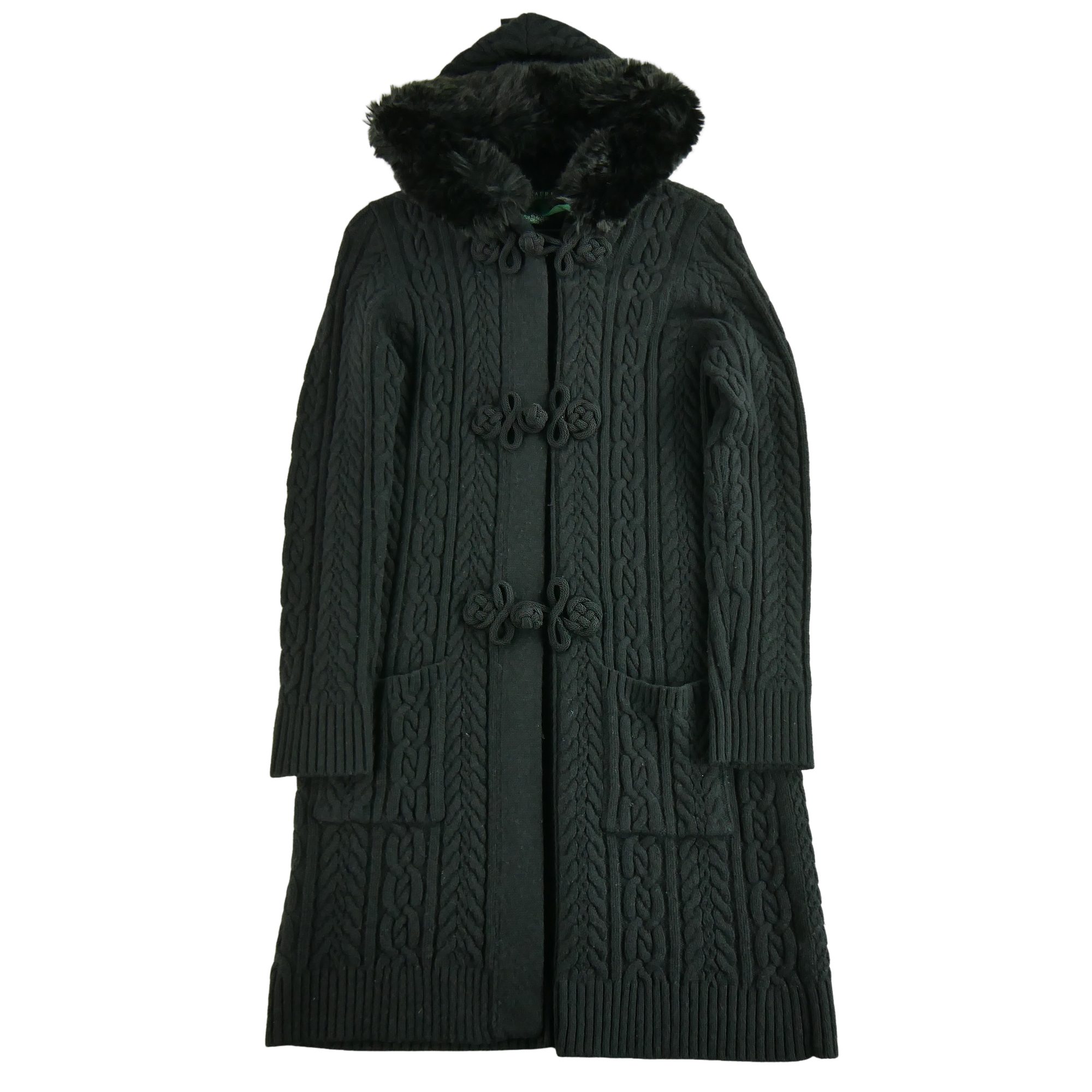 Gilets Femme  en laine Noir 1