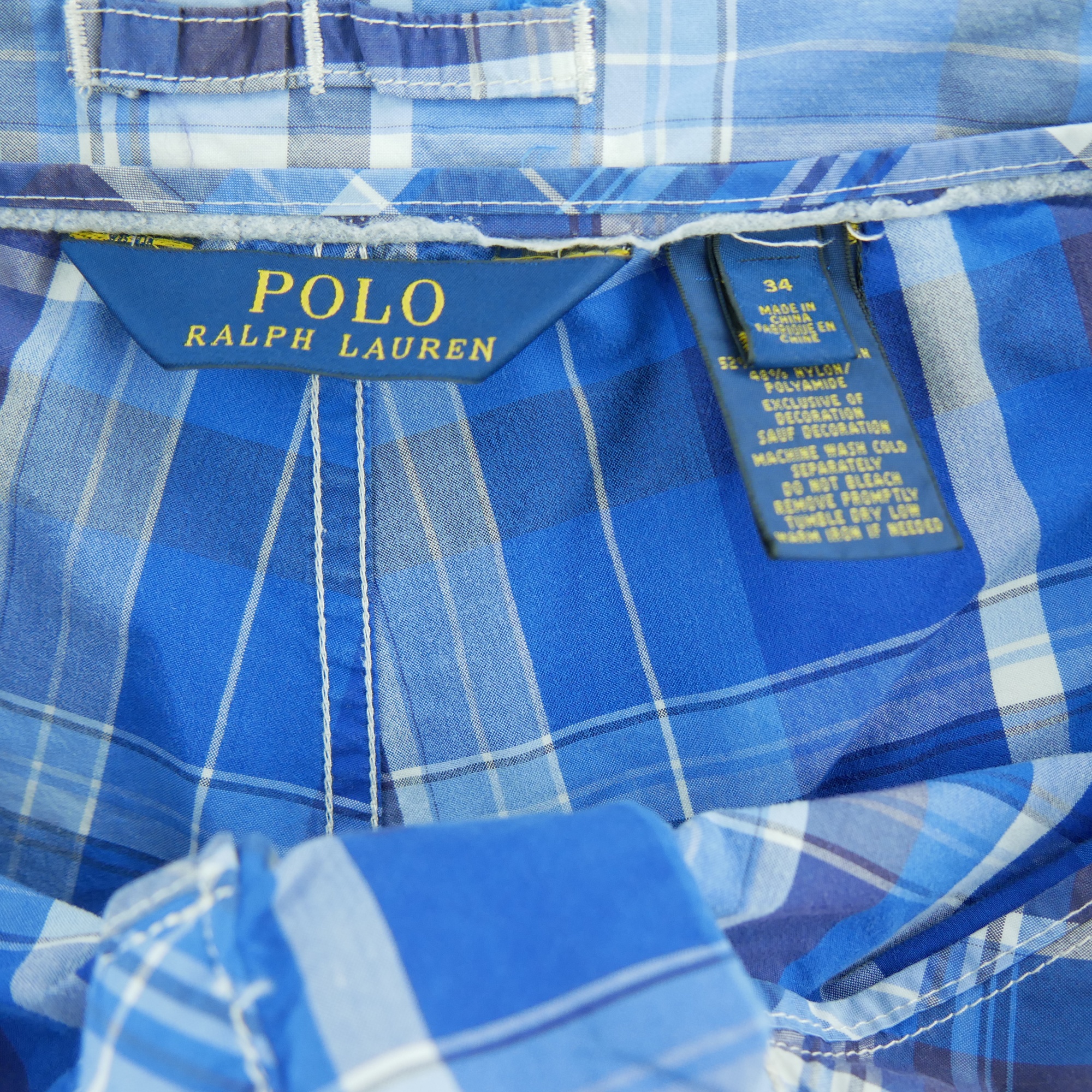 Short Homme  Bleu 7