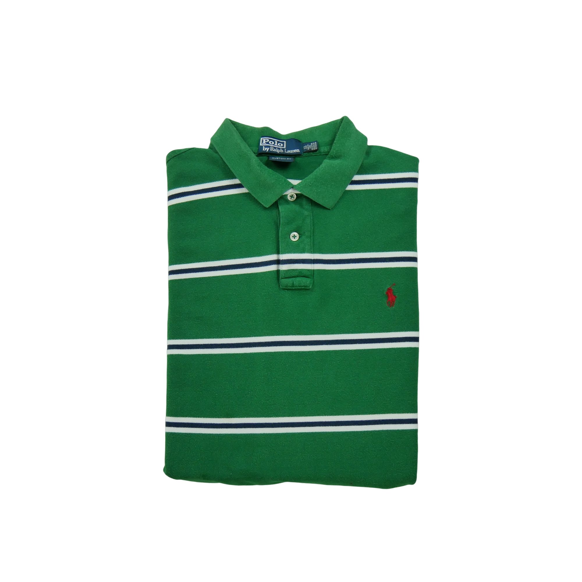 Polo manches longues Homme  Vert 1
