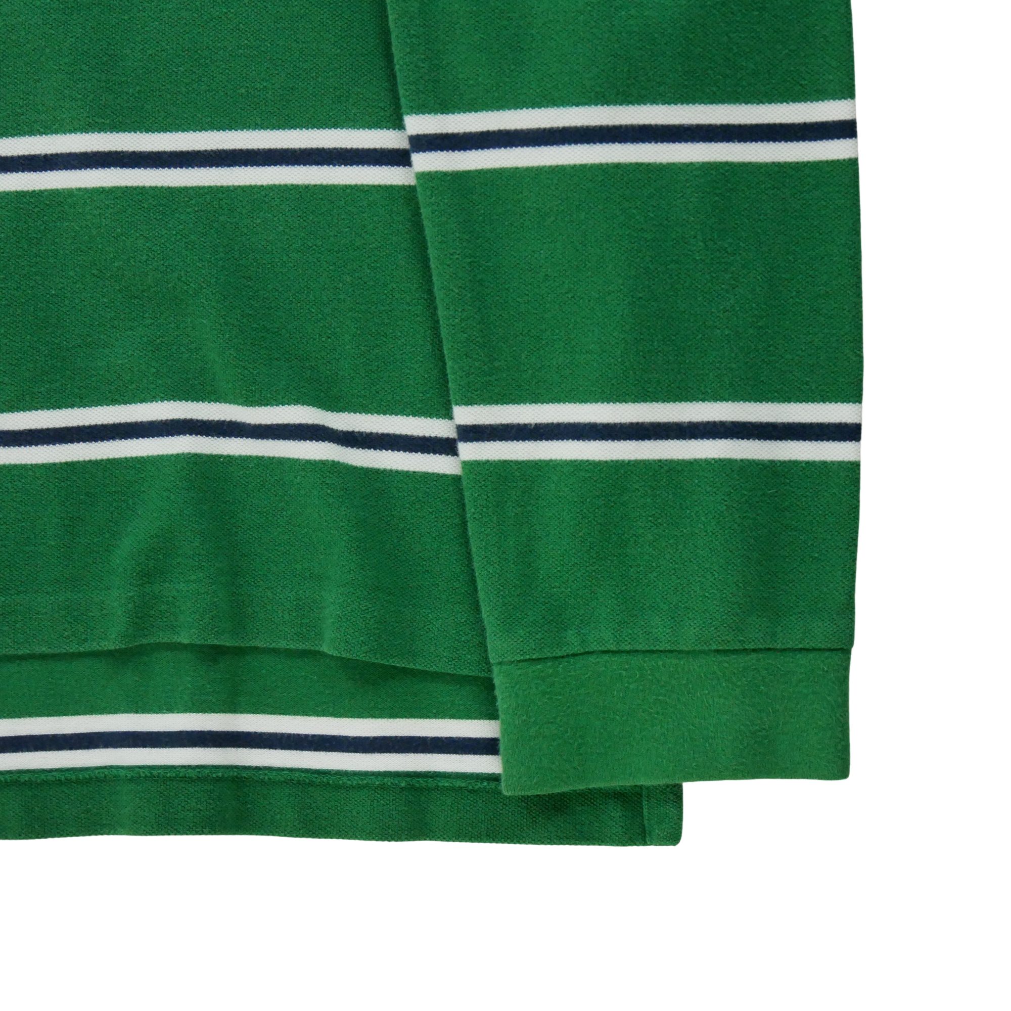 Polo manches longues Homme  Vert 5