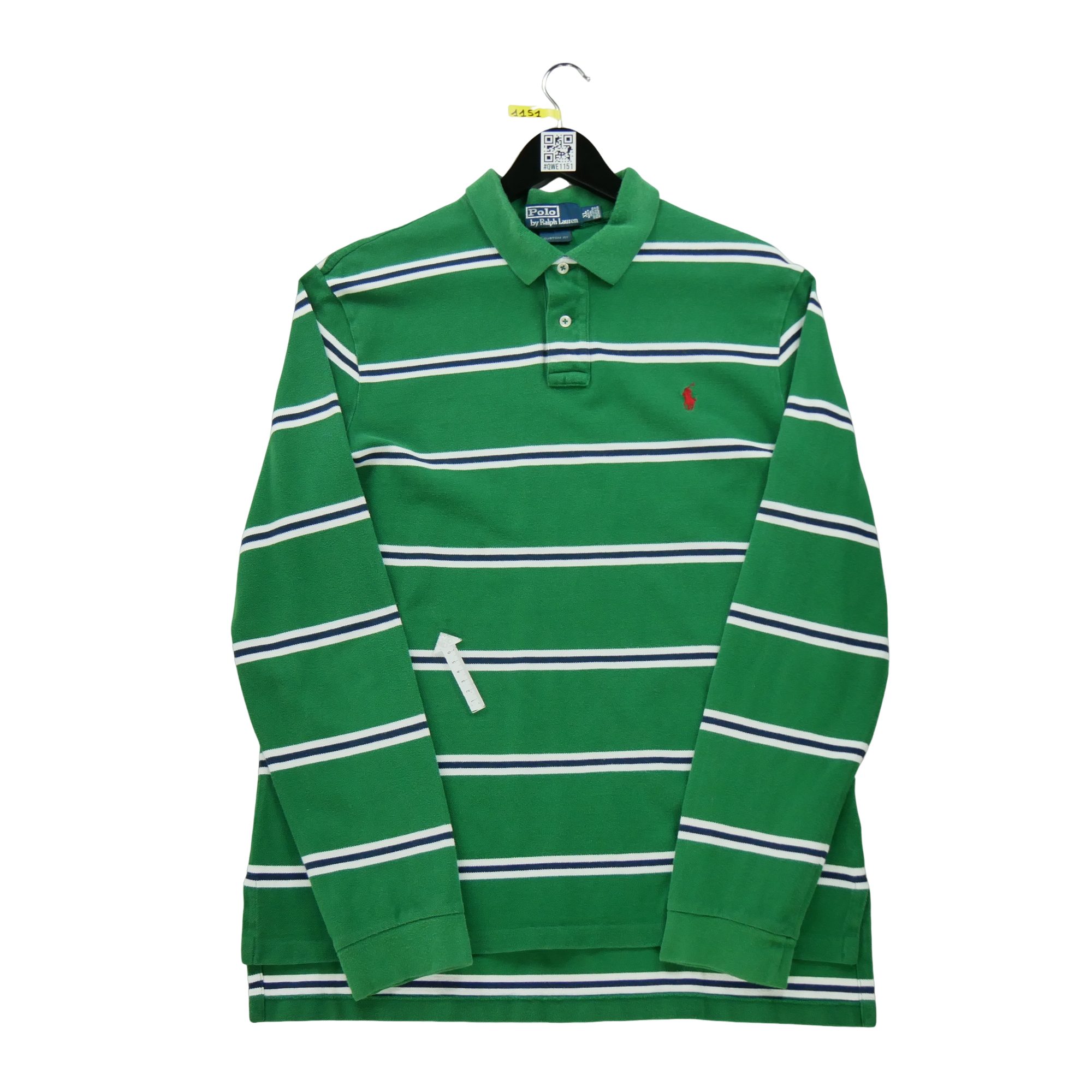 Polo manches longues Homme  Vert 6
