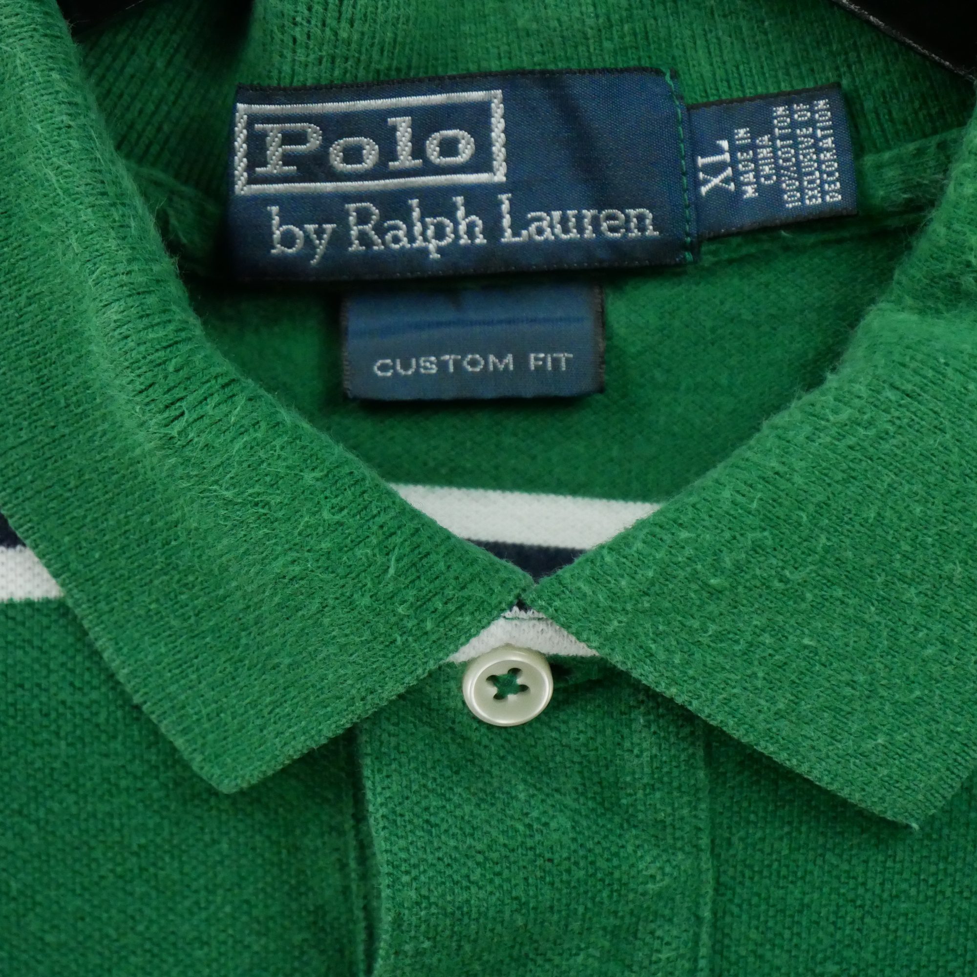 Polo manches longues Homme  Vert 8