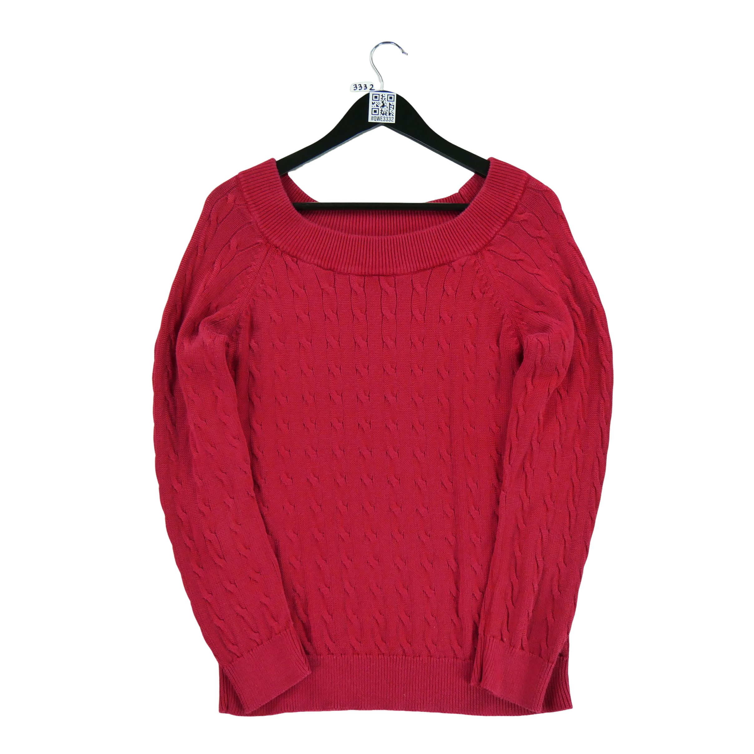Pull Femme  en maille torsadée Rouge - Excellent état