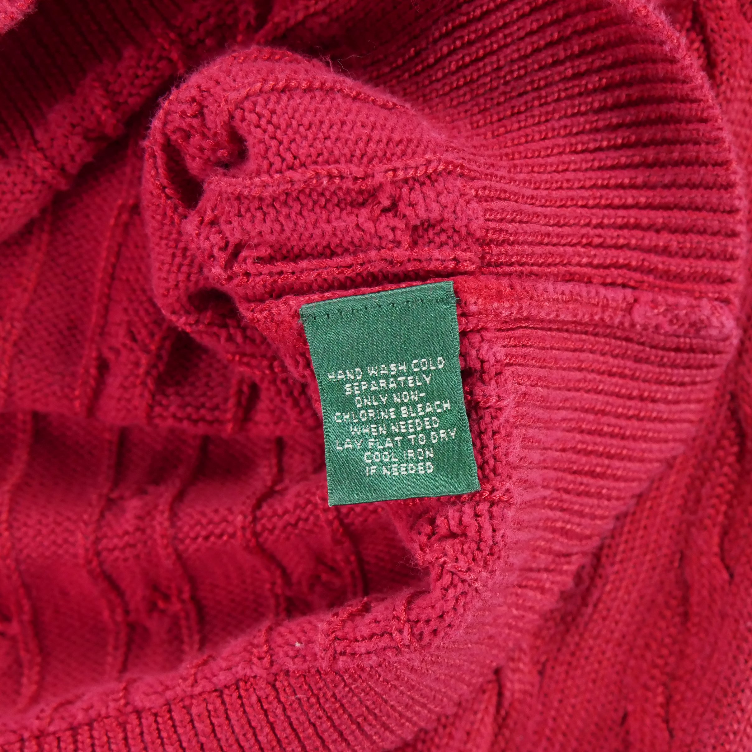 Pull Femme  en maille torsadée Rouge 6