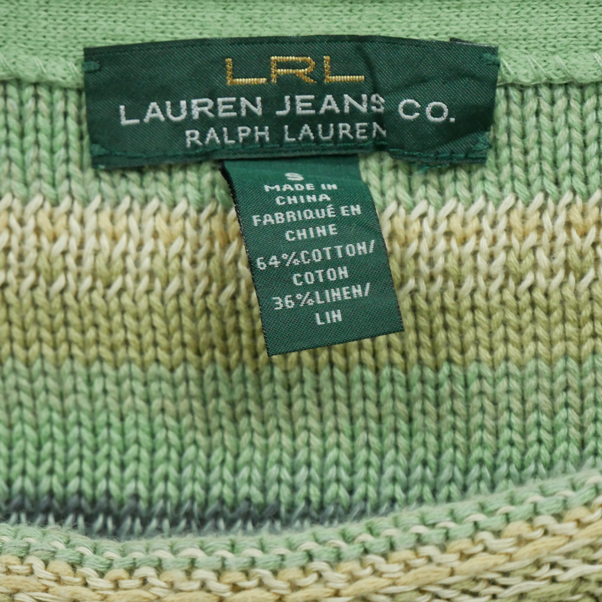 Pull Femme  en lin Vert 5