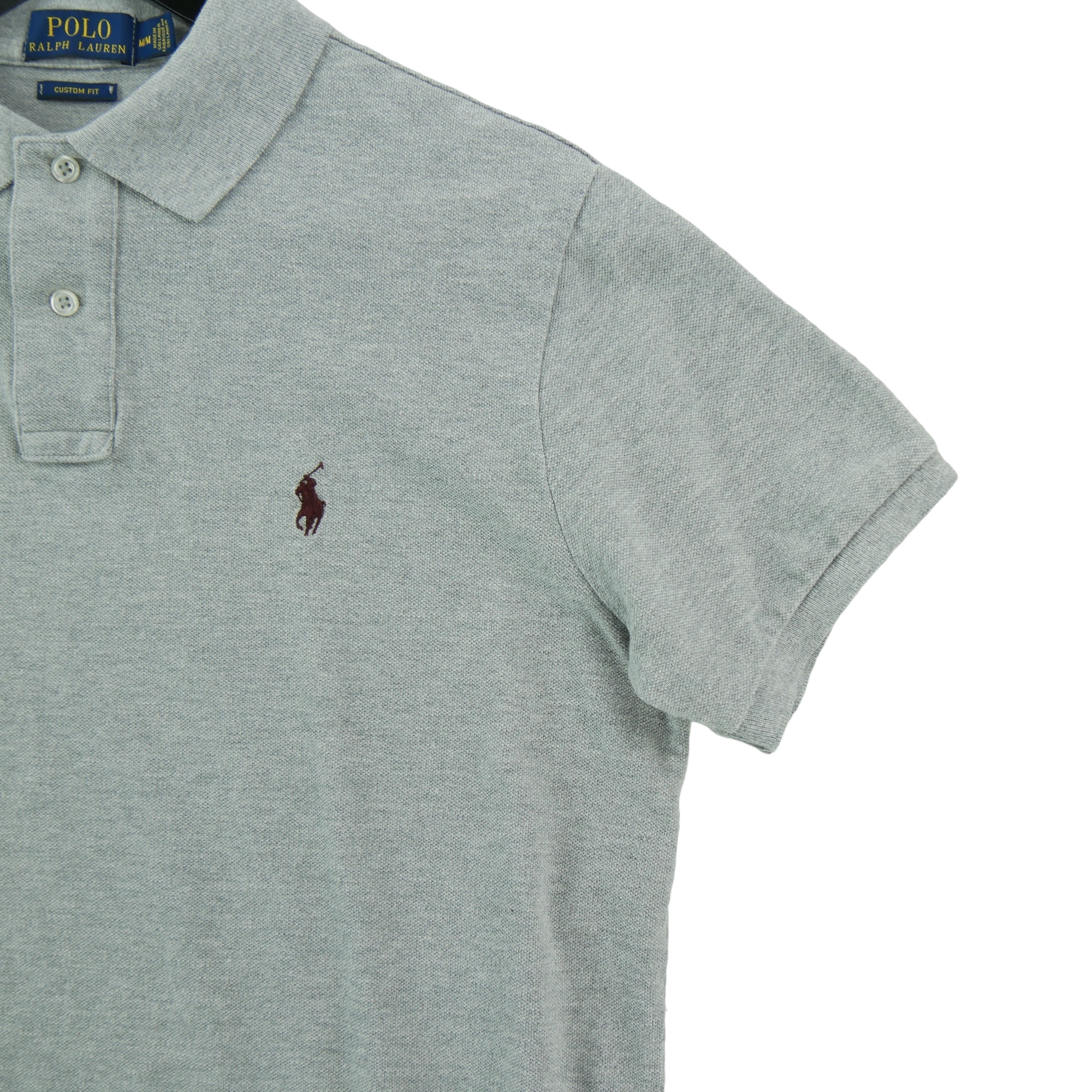 Polo manches courtes Homme  Gris 4