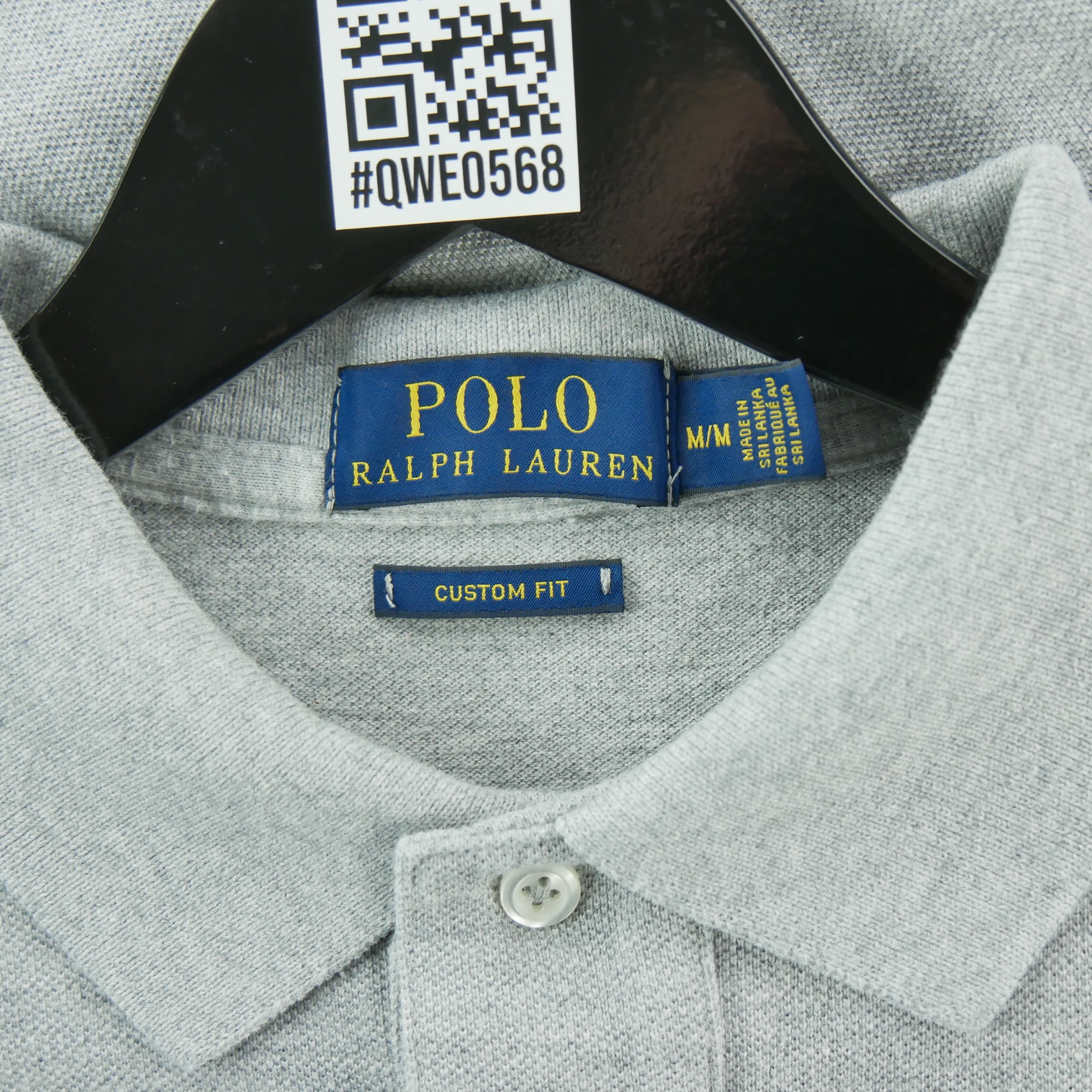 Polo manches courtes Homme  Gris 5