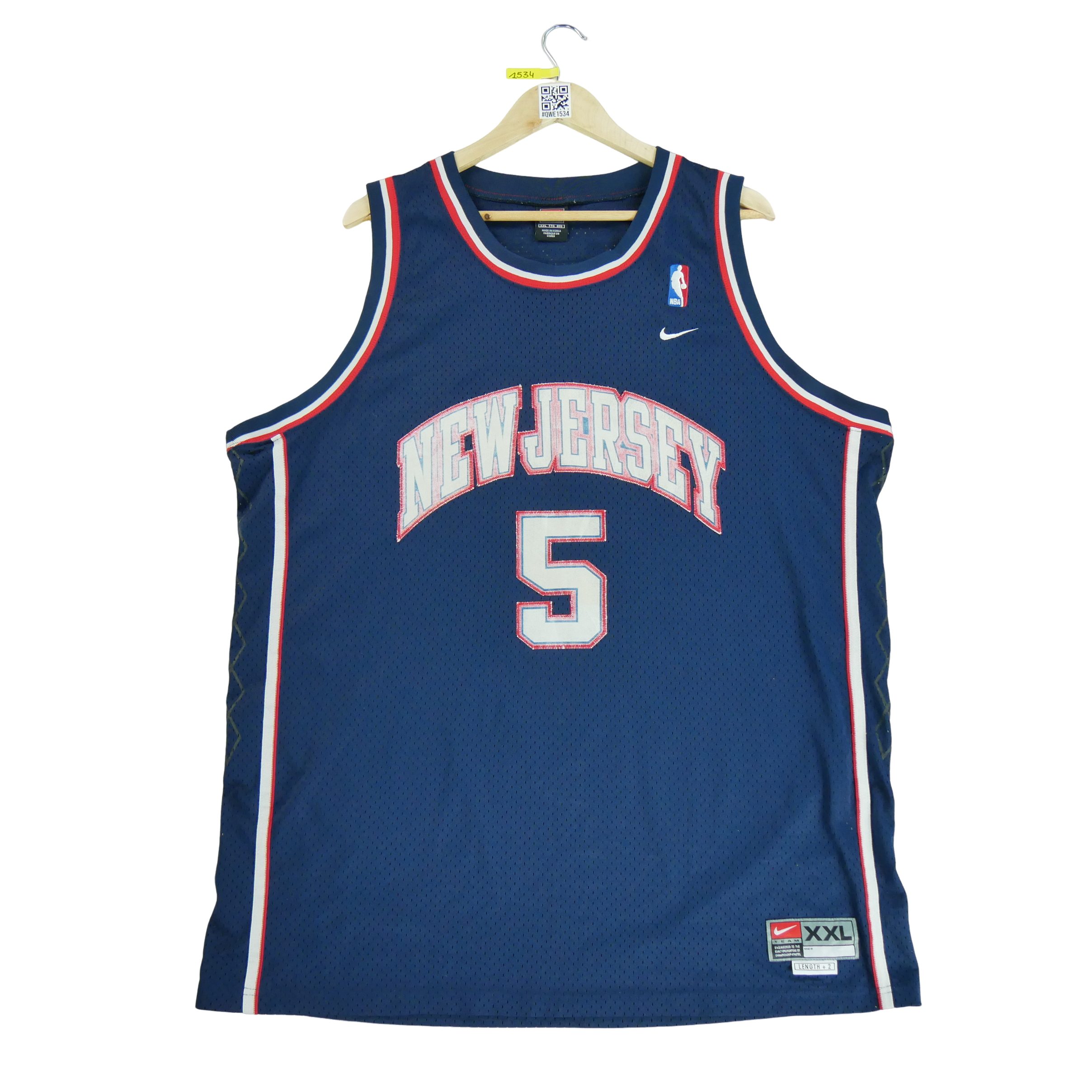Maillot Homme NBA Brooklyn Nets Vintage 1