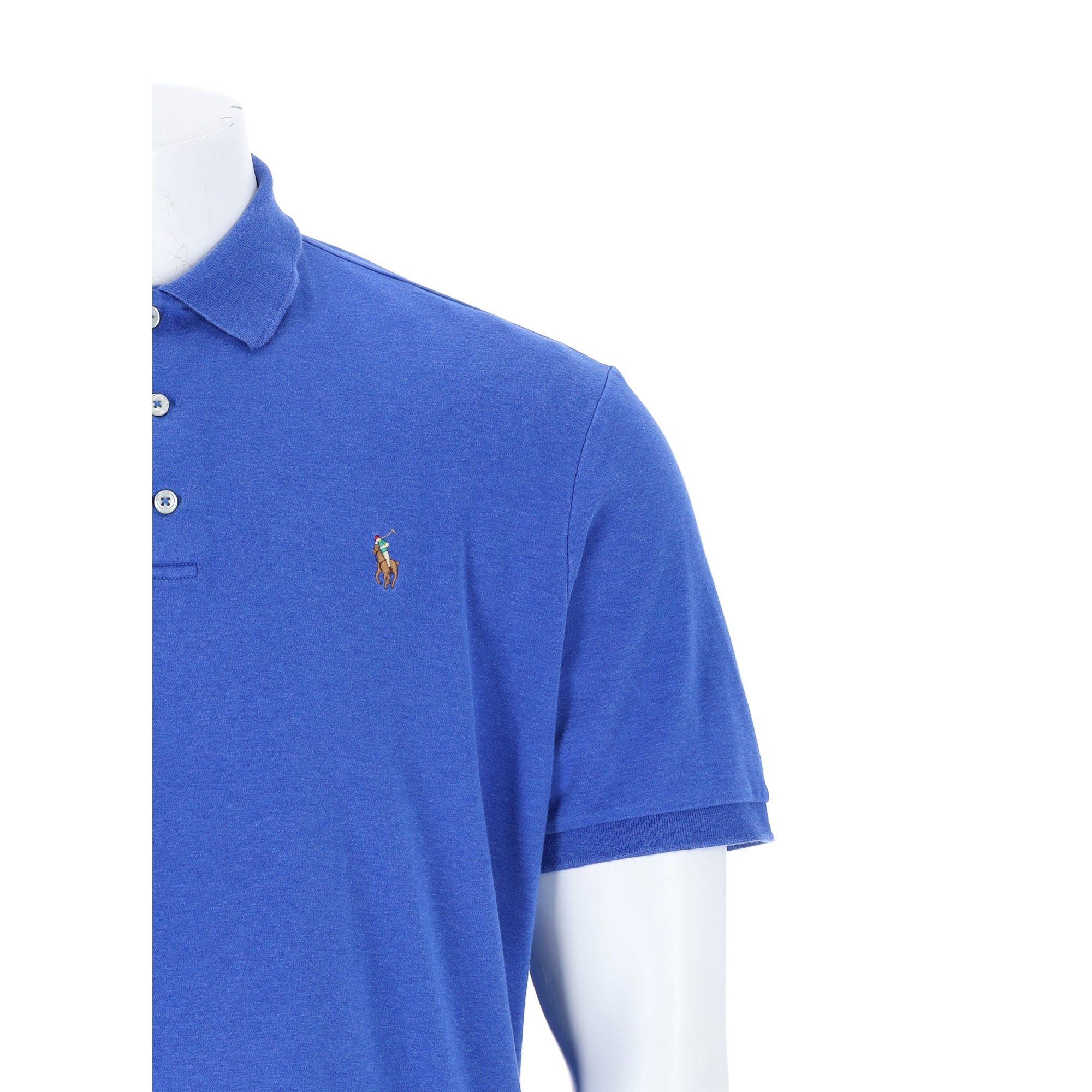 Polo manches courtes Homme  Bleu 5