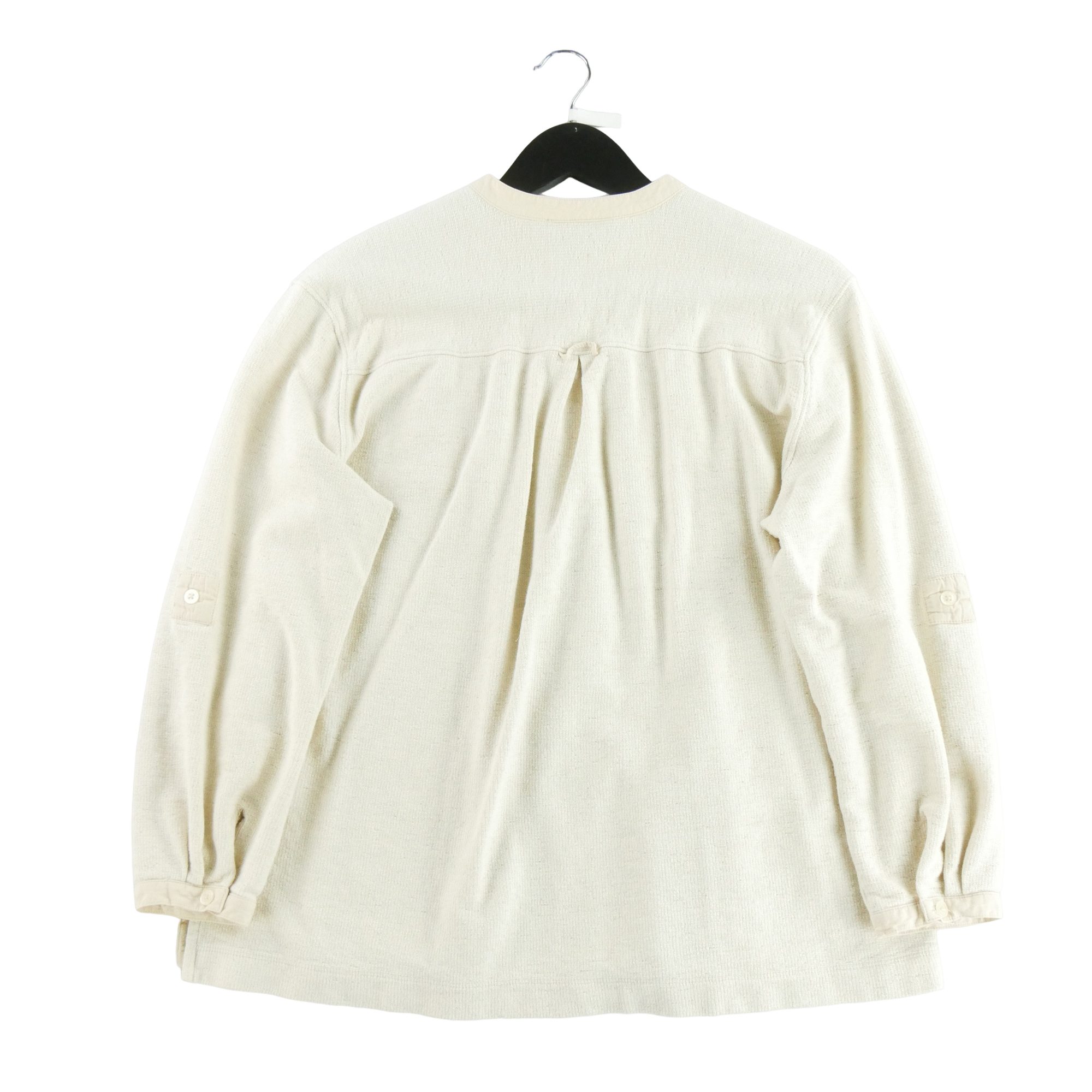 Pull Femme  en lin Blanc 2