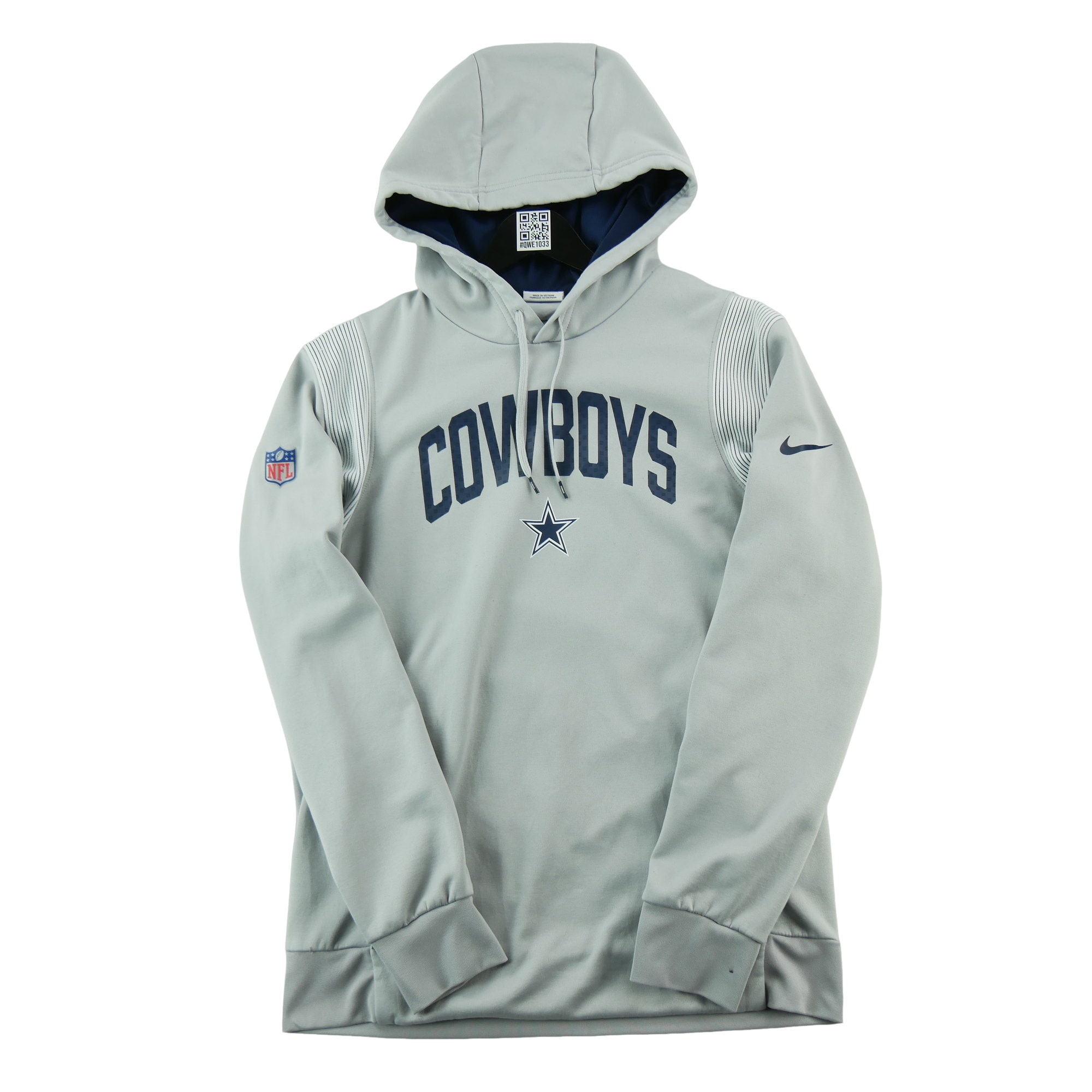 Sweat à capuche Homme NFL Gris 1
