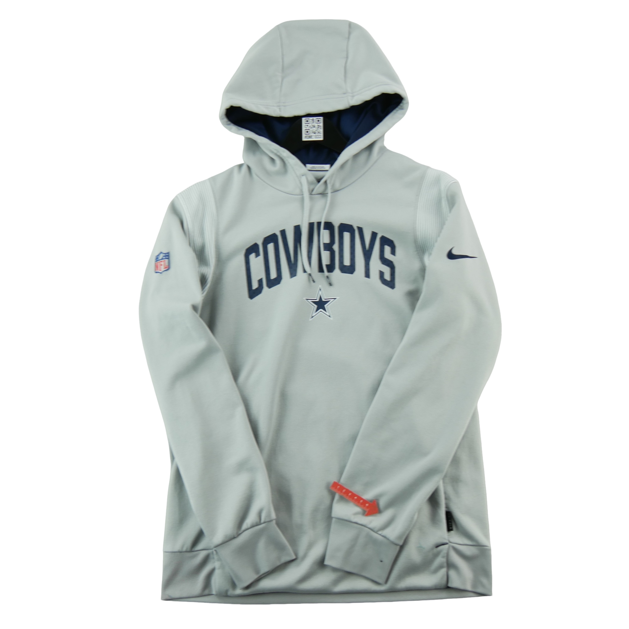 Sweat à capuche Homme NFL Gris 4