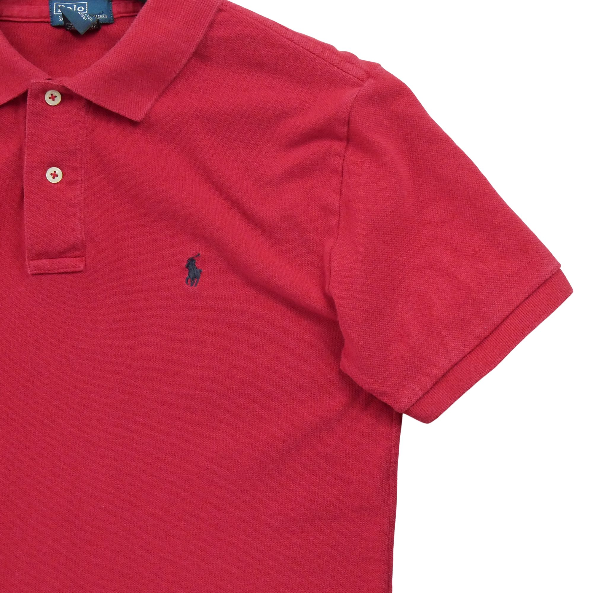 Polo manches courtes Homme  Rouge 4