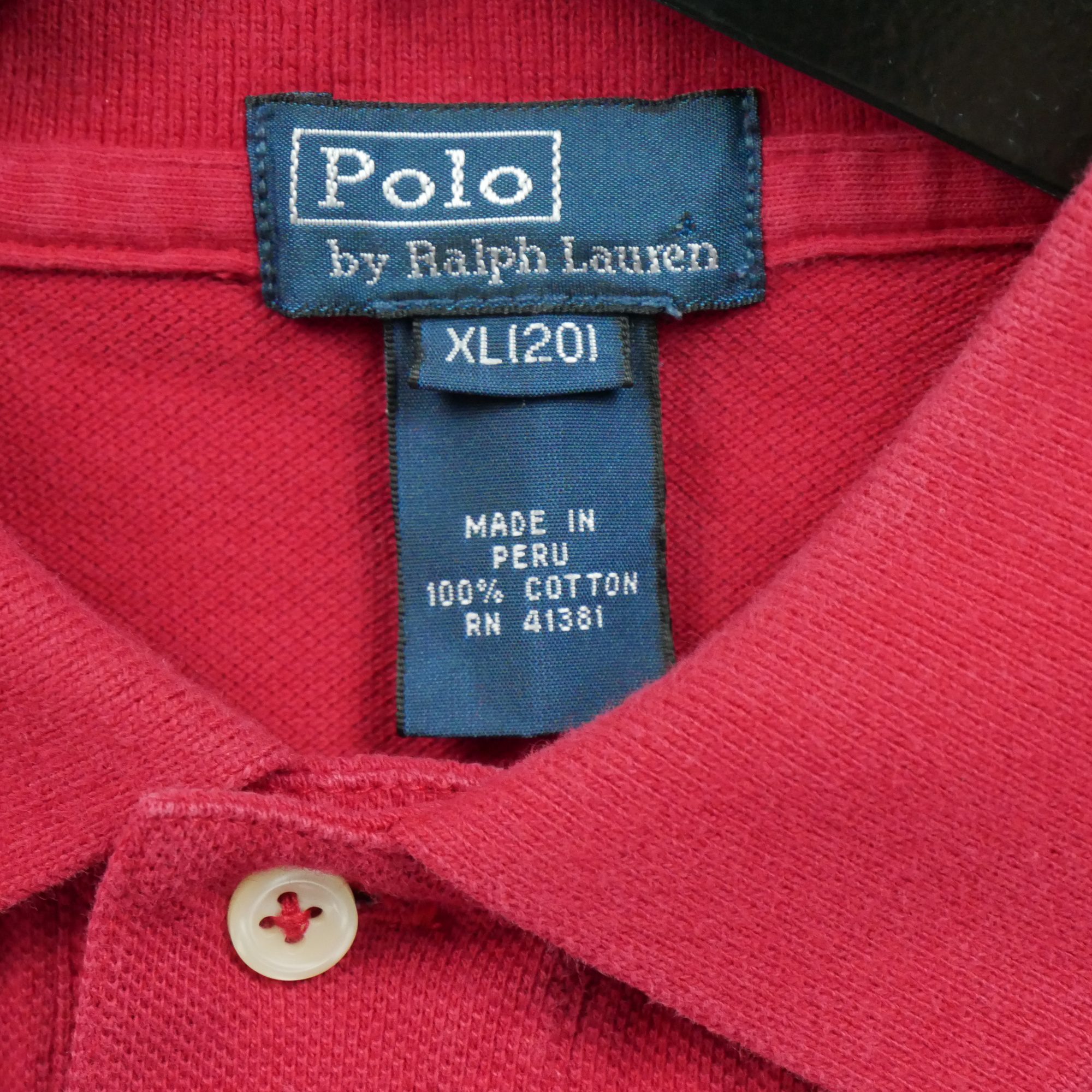 Polo manches courtes Homme  Rouge 5