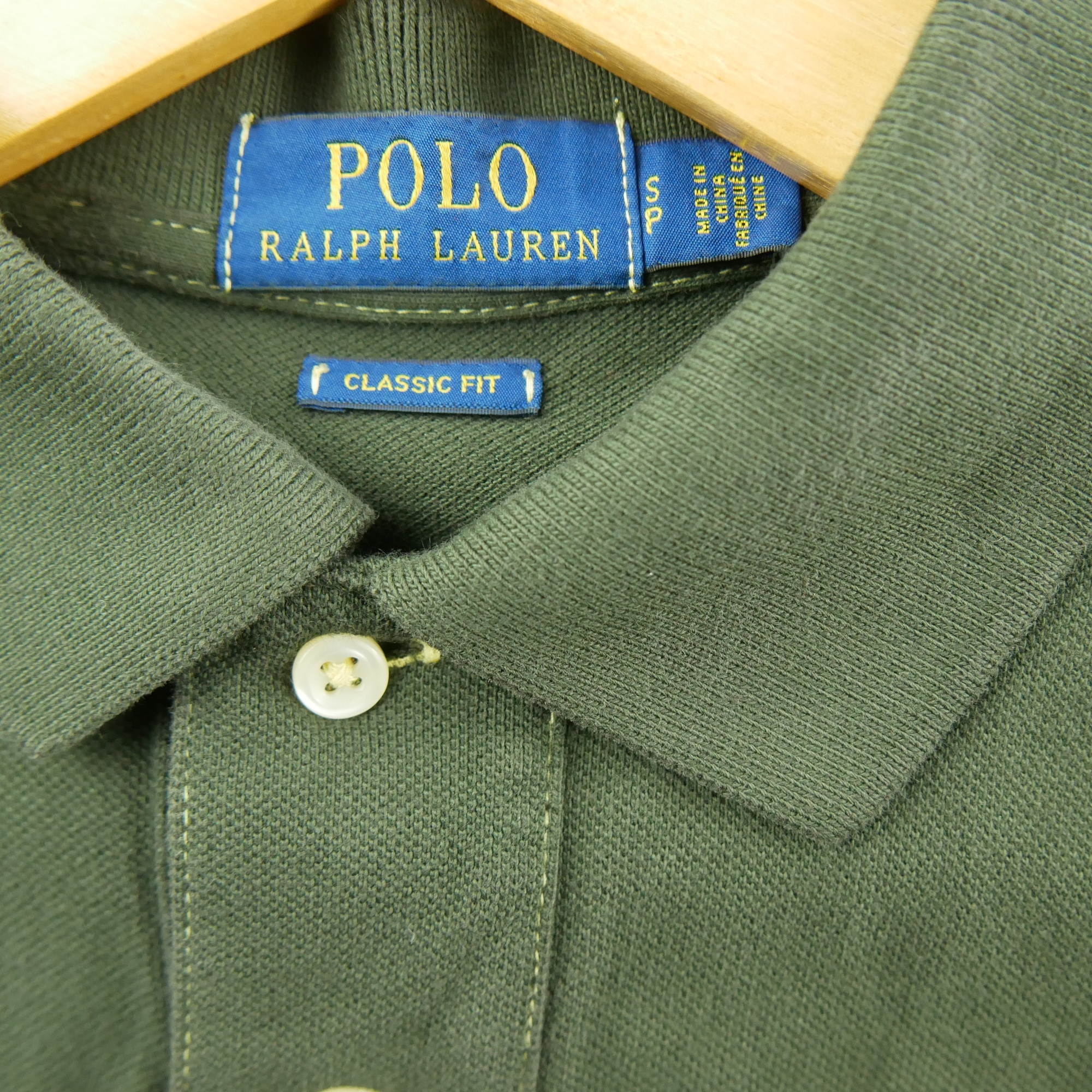 Polo manches courtes Homme  Kaki 7