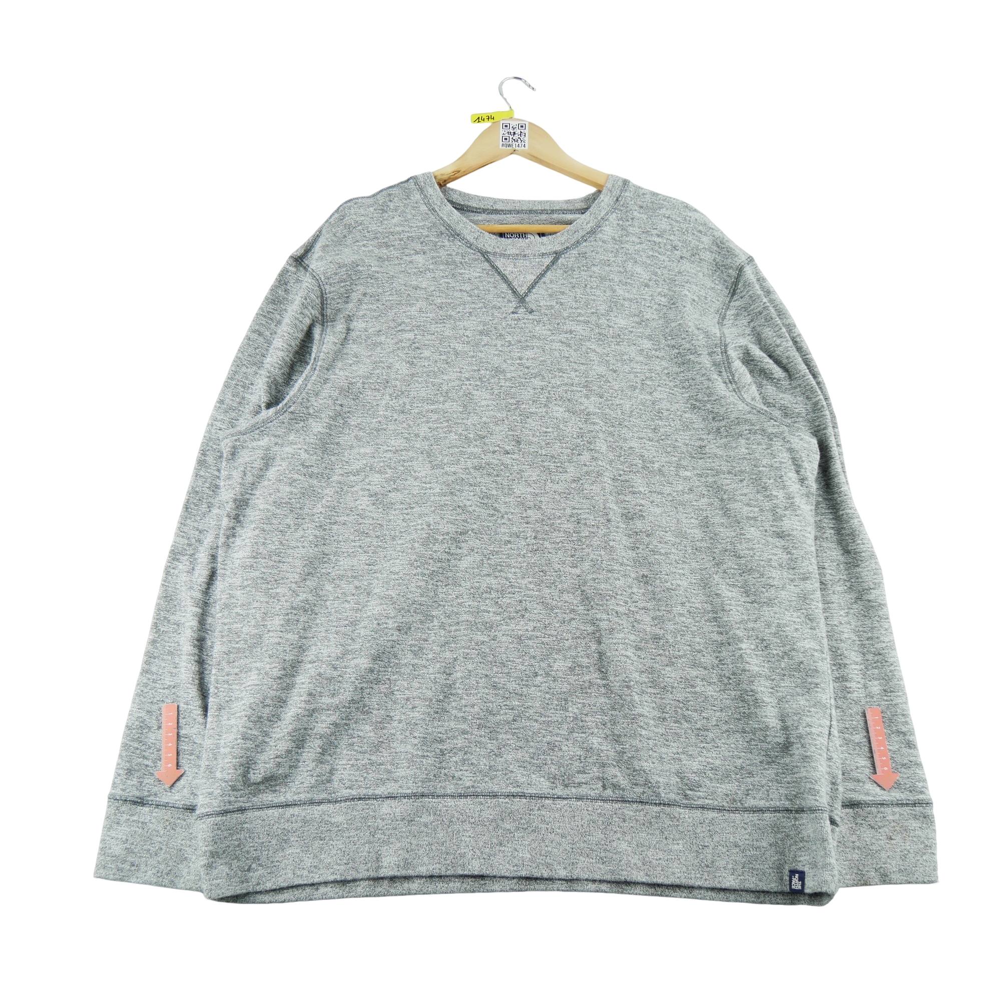 Sweat Homme  TNF Gris 5