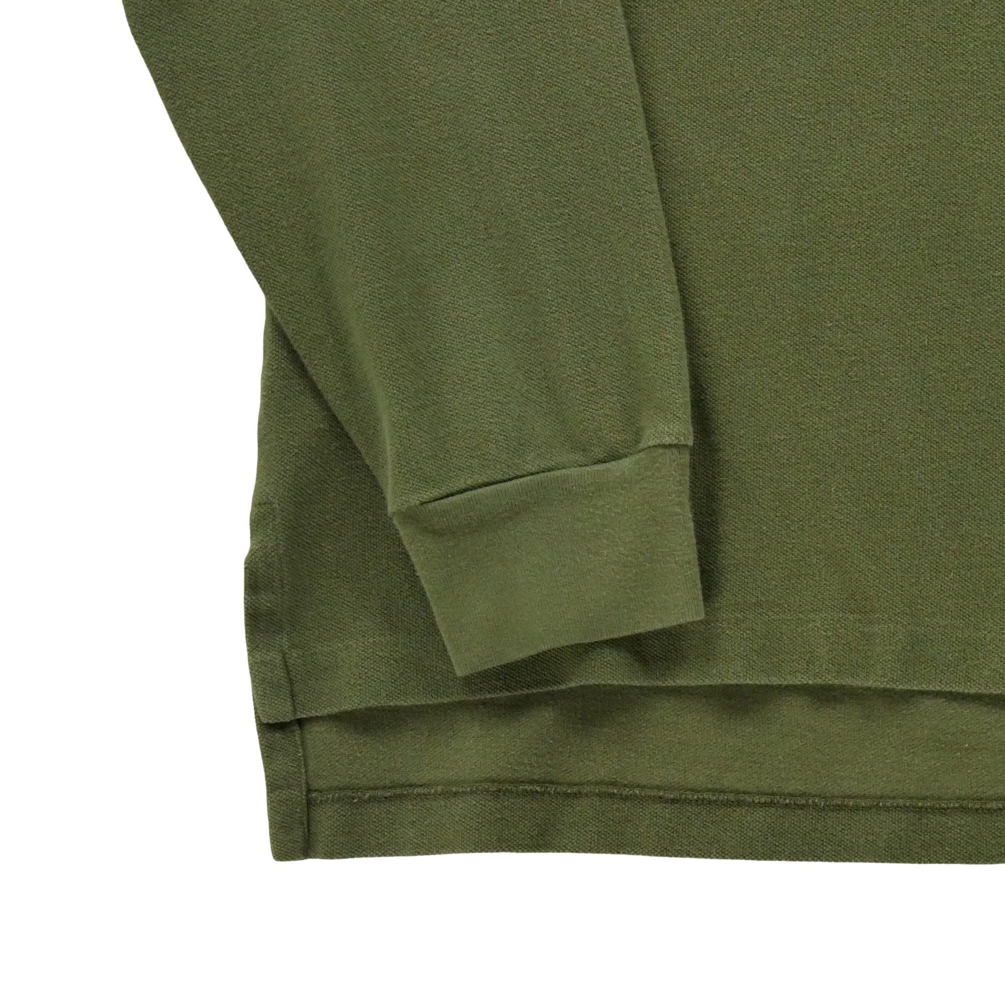 Polo manches longues Homme  Kaki 4