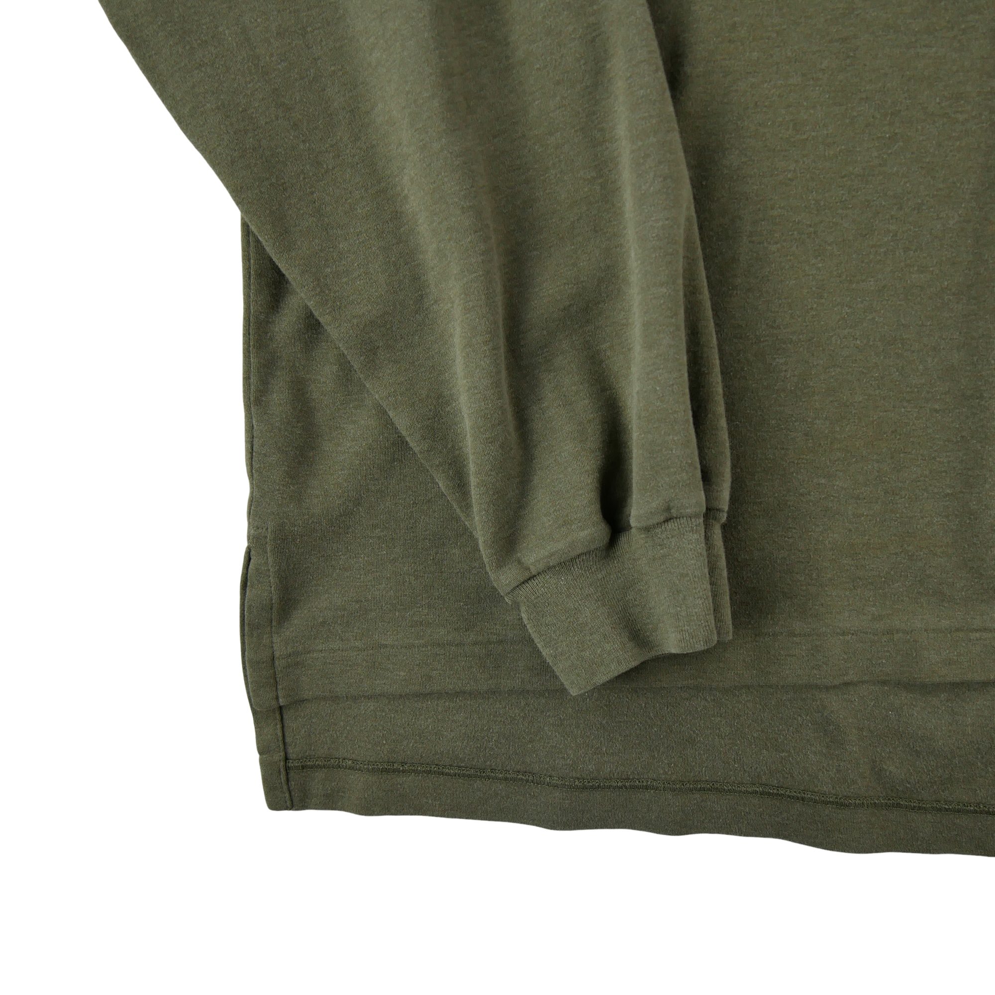 Polo manches longues Homme  Kaki 4