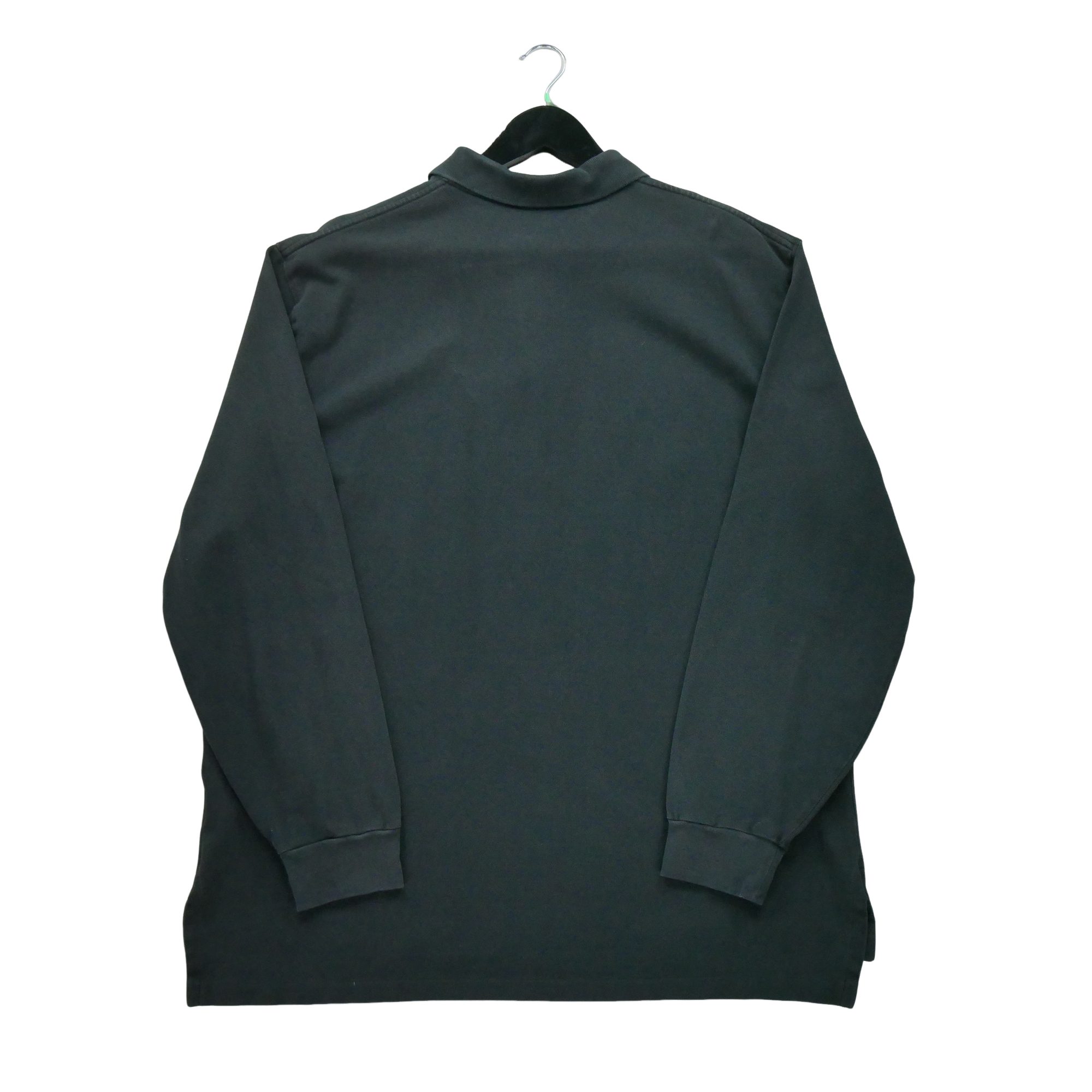 Polo manches longues Homme  Noir 2