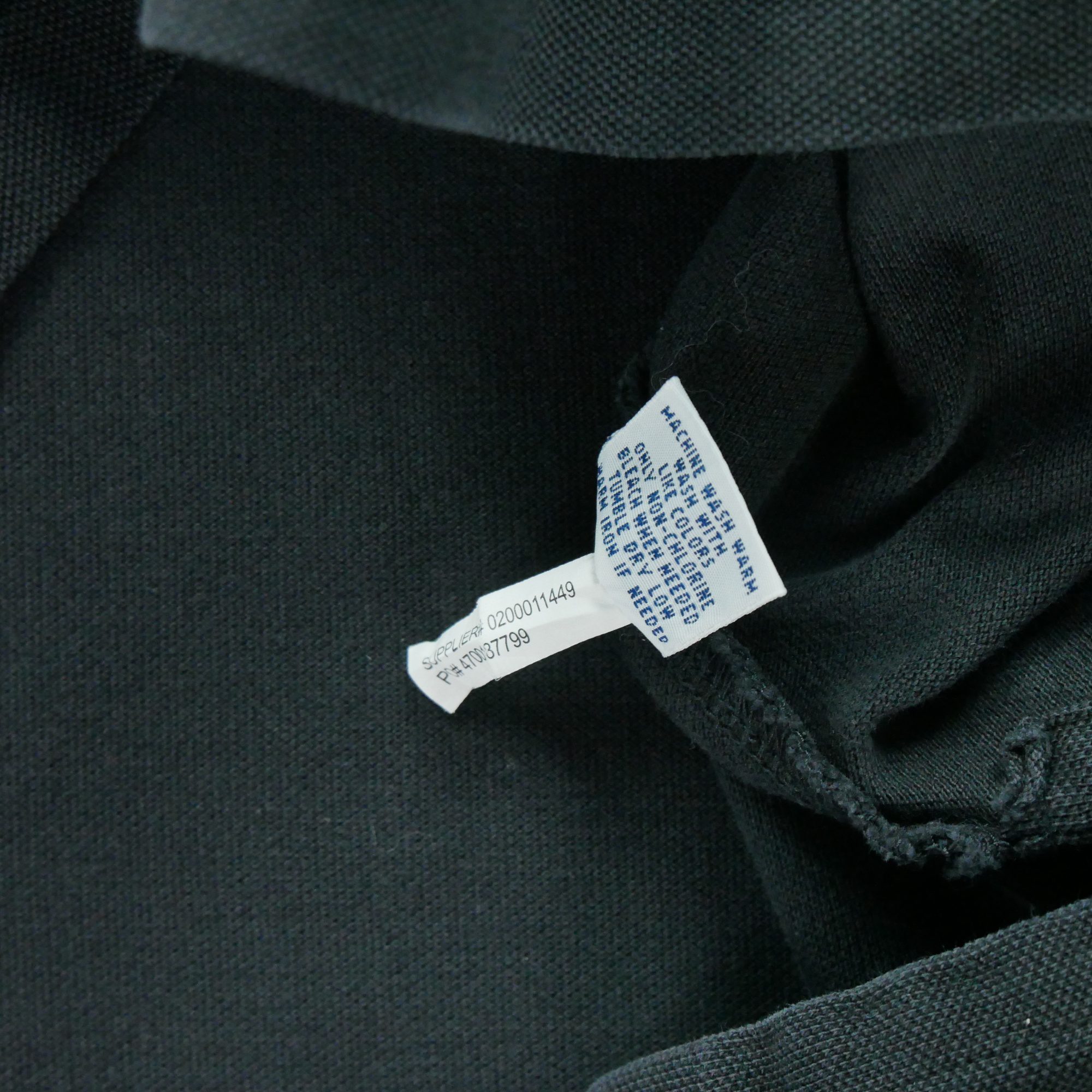 Polo manches longues Homme  Noir 7