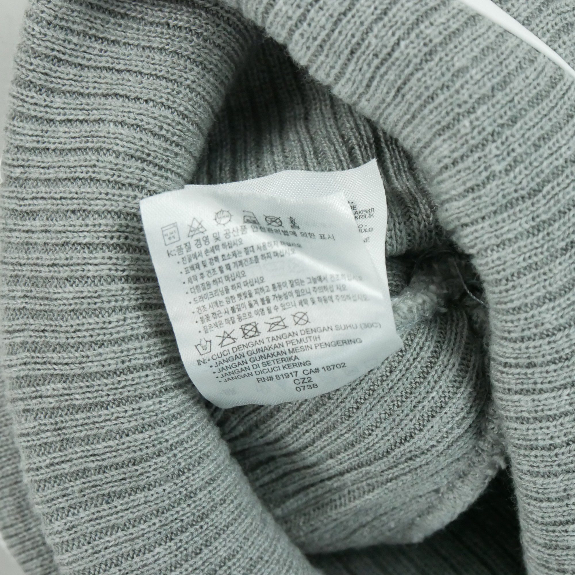 Bonnet Solo Swoosh Gris 6