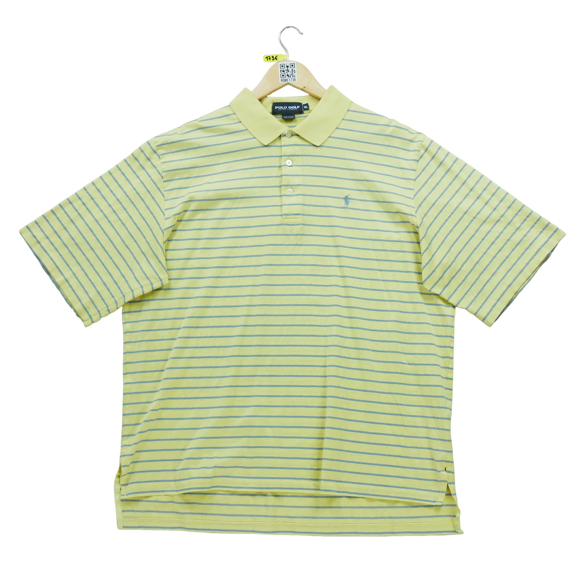 Polo manches courtes Homme  Golf Jaune 2