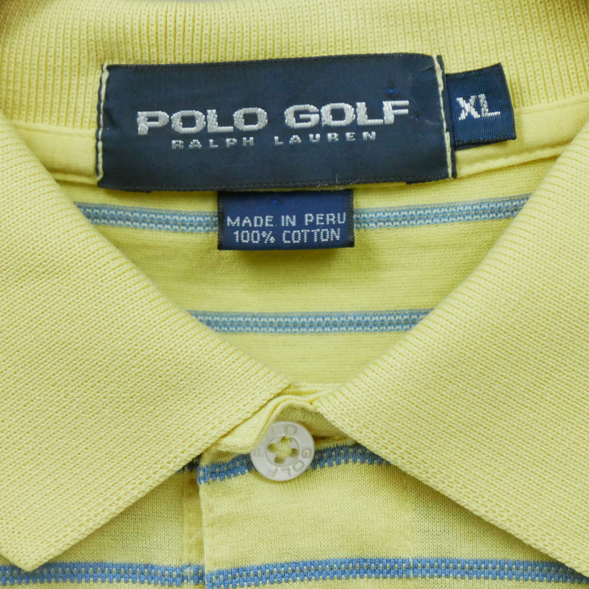 Polo manches courtes Homme  Golf Jaune 8