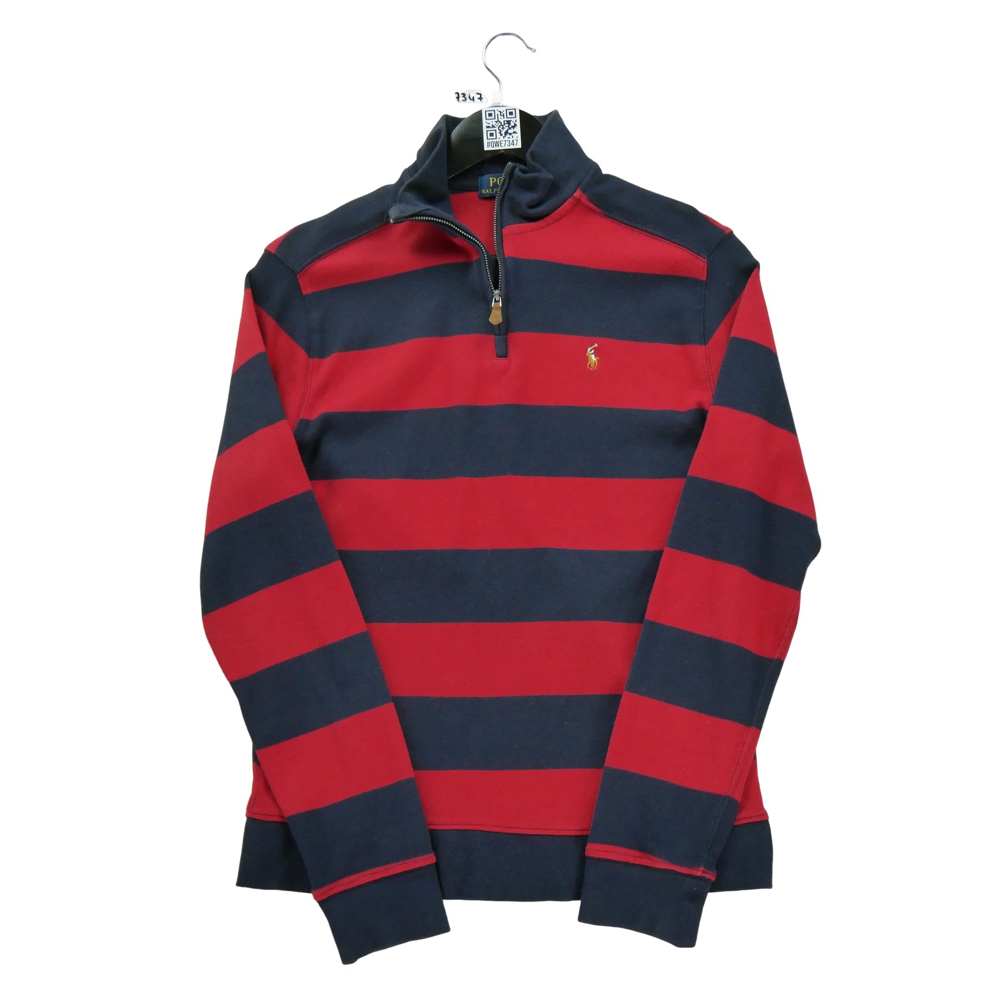 Pull Homme  demi-zippé Rouge 1