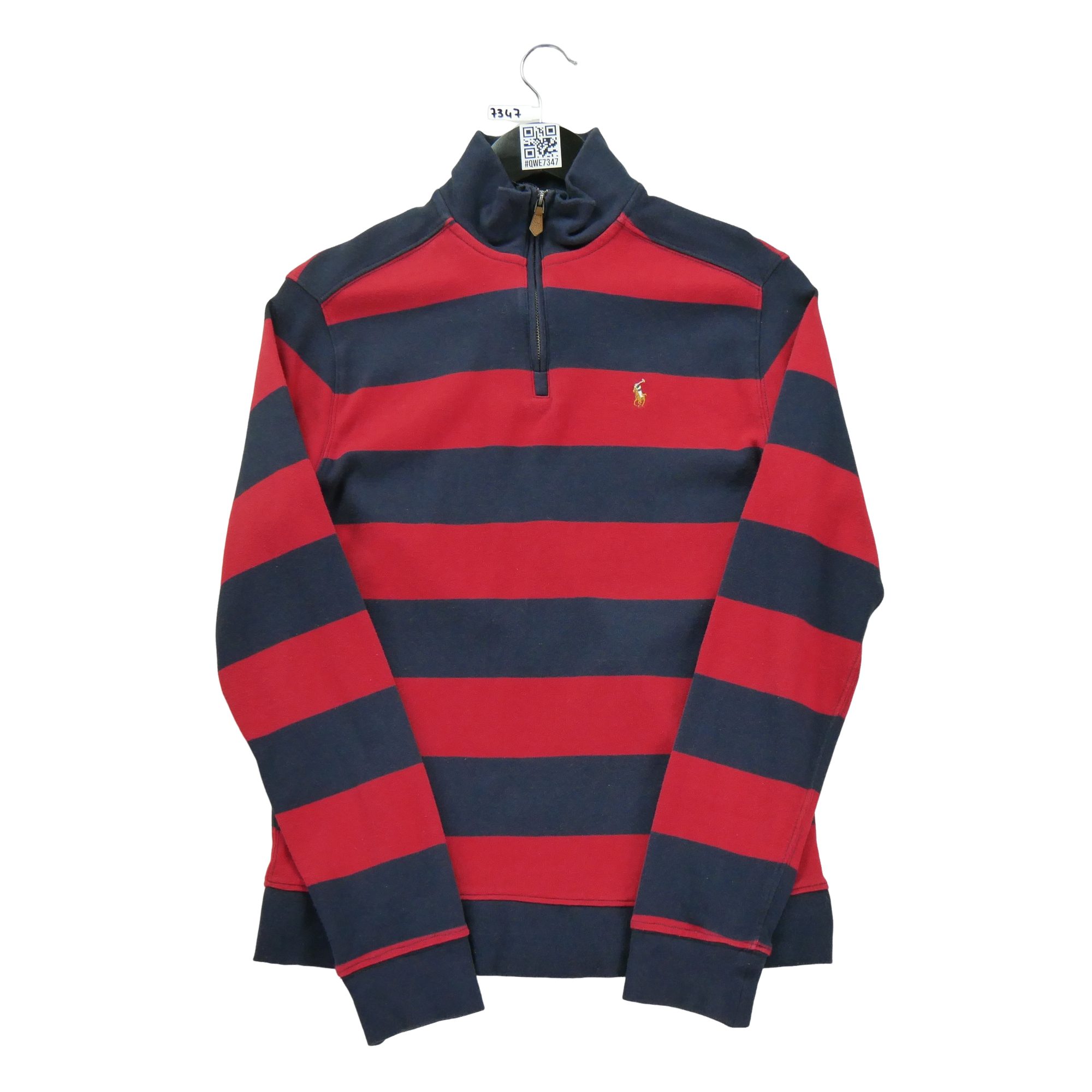 Pull Homme  demi-zippé Rouge 3
