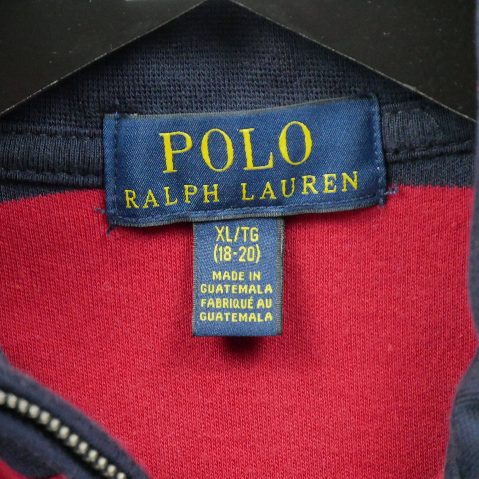 Pull Homme  demi-zippé Rouge 6