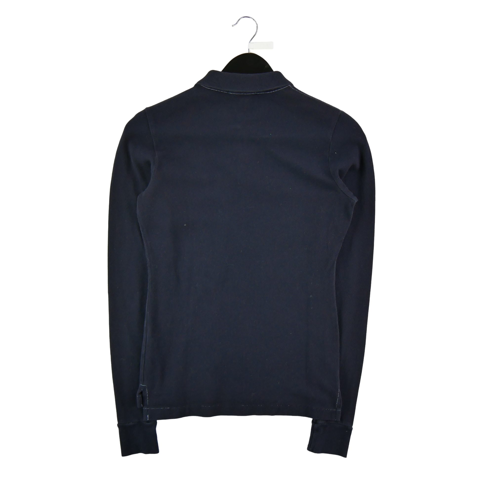 Polo manches longues Femme  Marine 2