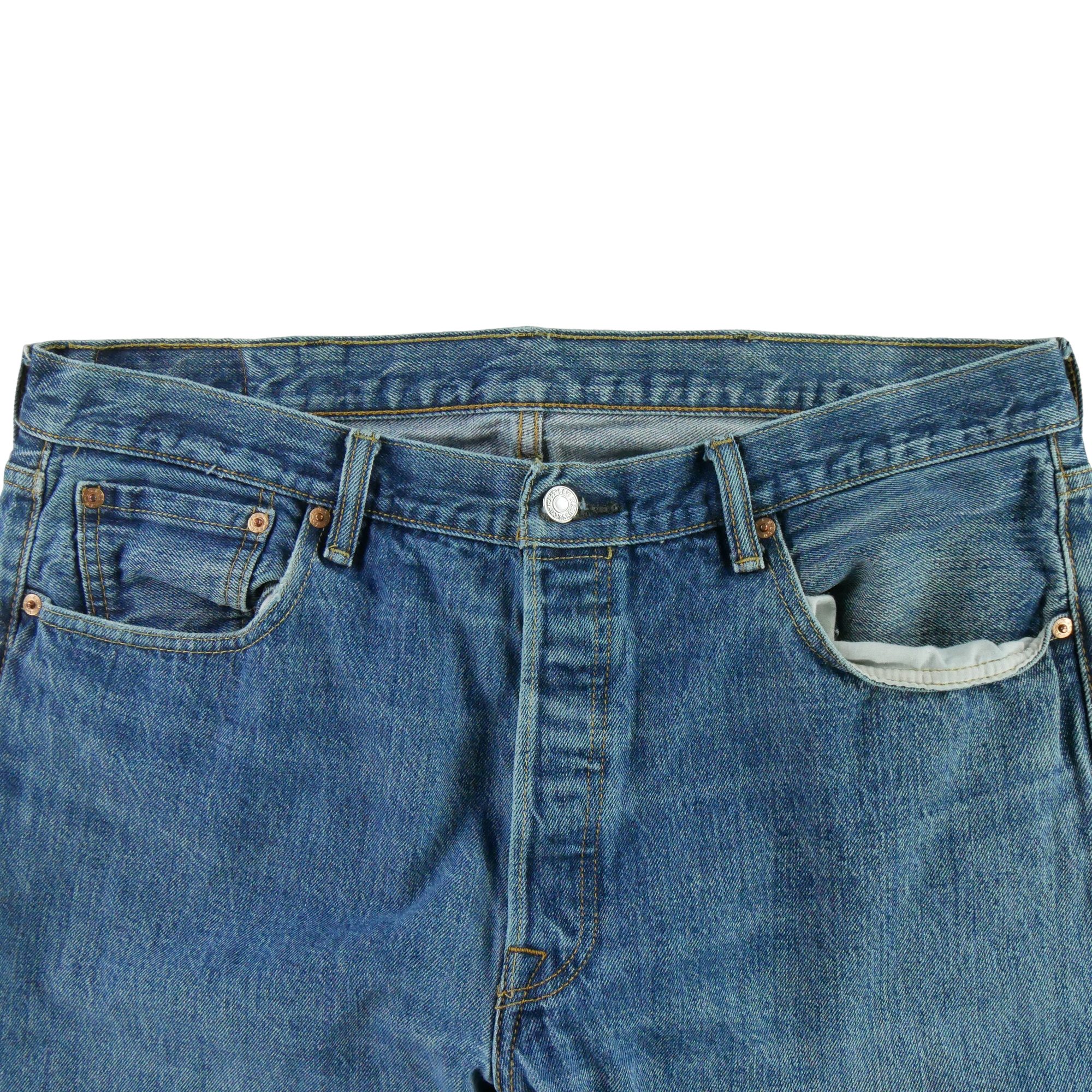 Jean Homme Levis 501 Bleu clair 3
