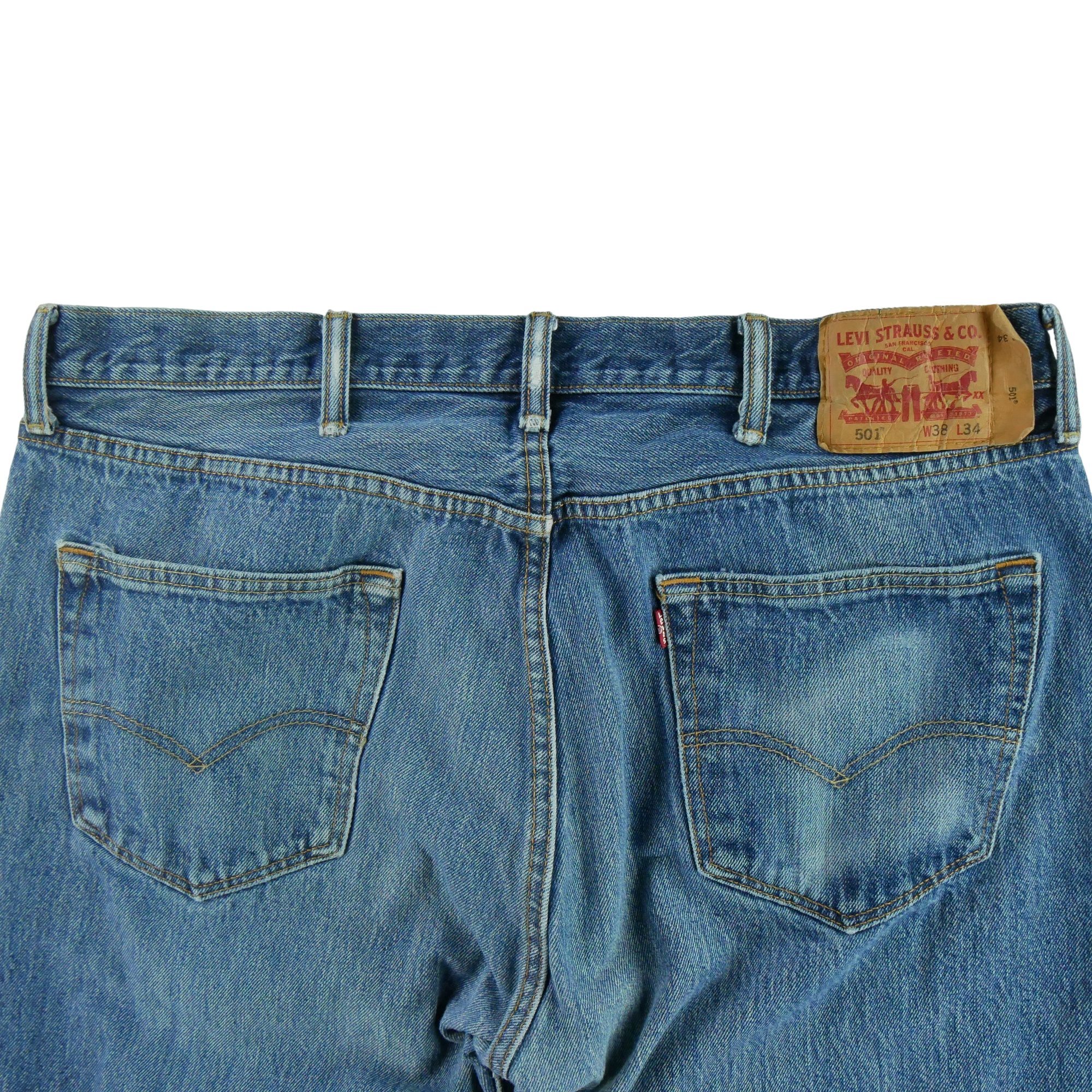 Jean Homme Levis 501 Bleu clair 4