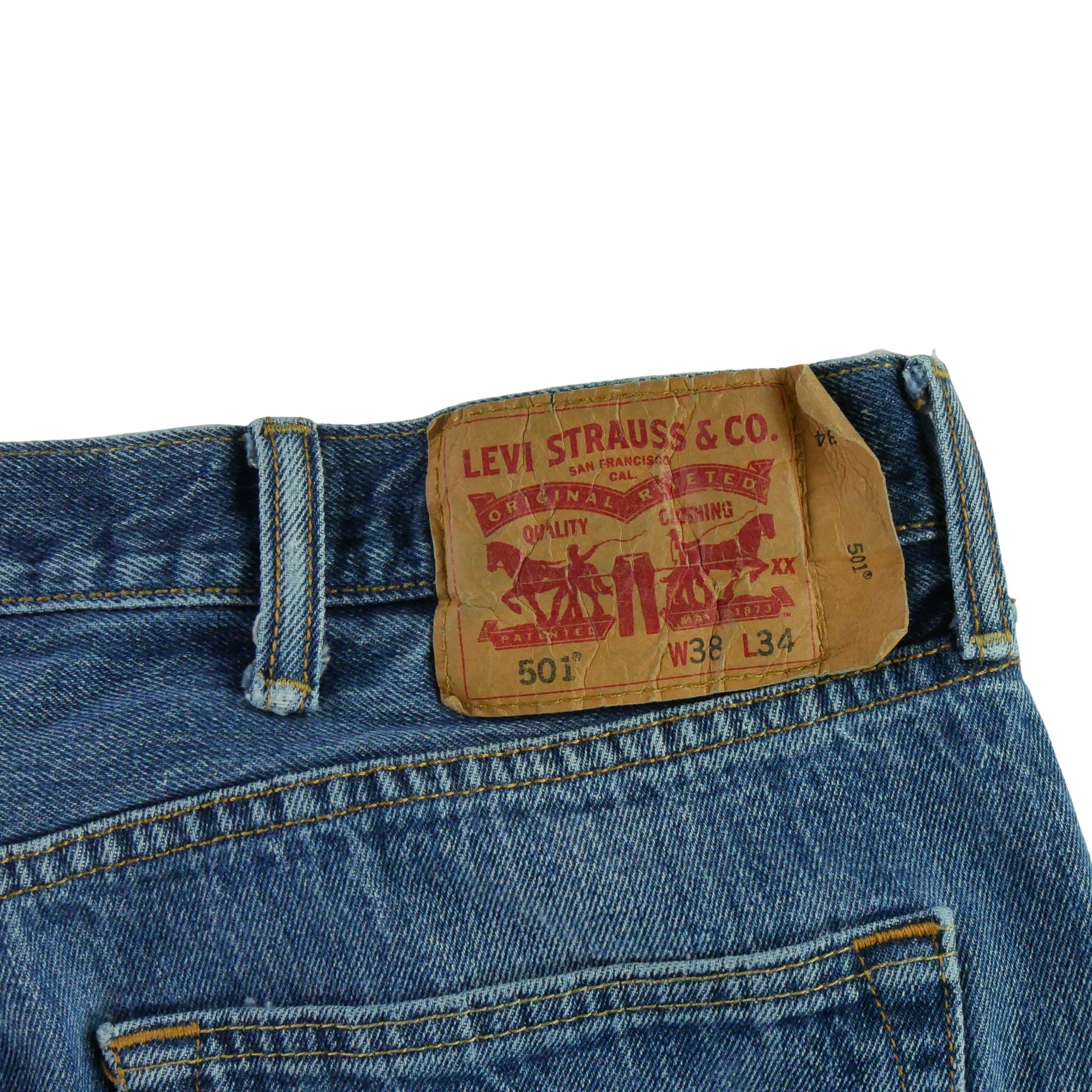 Jean Homme Levis 501 Bleu clair 5