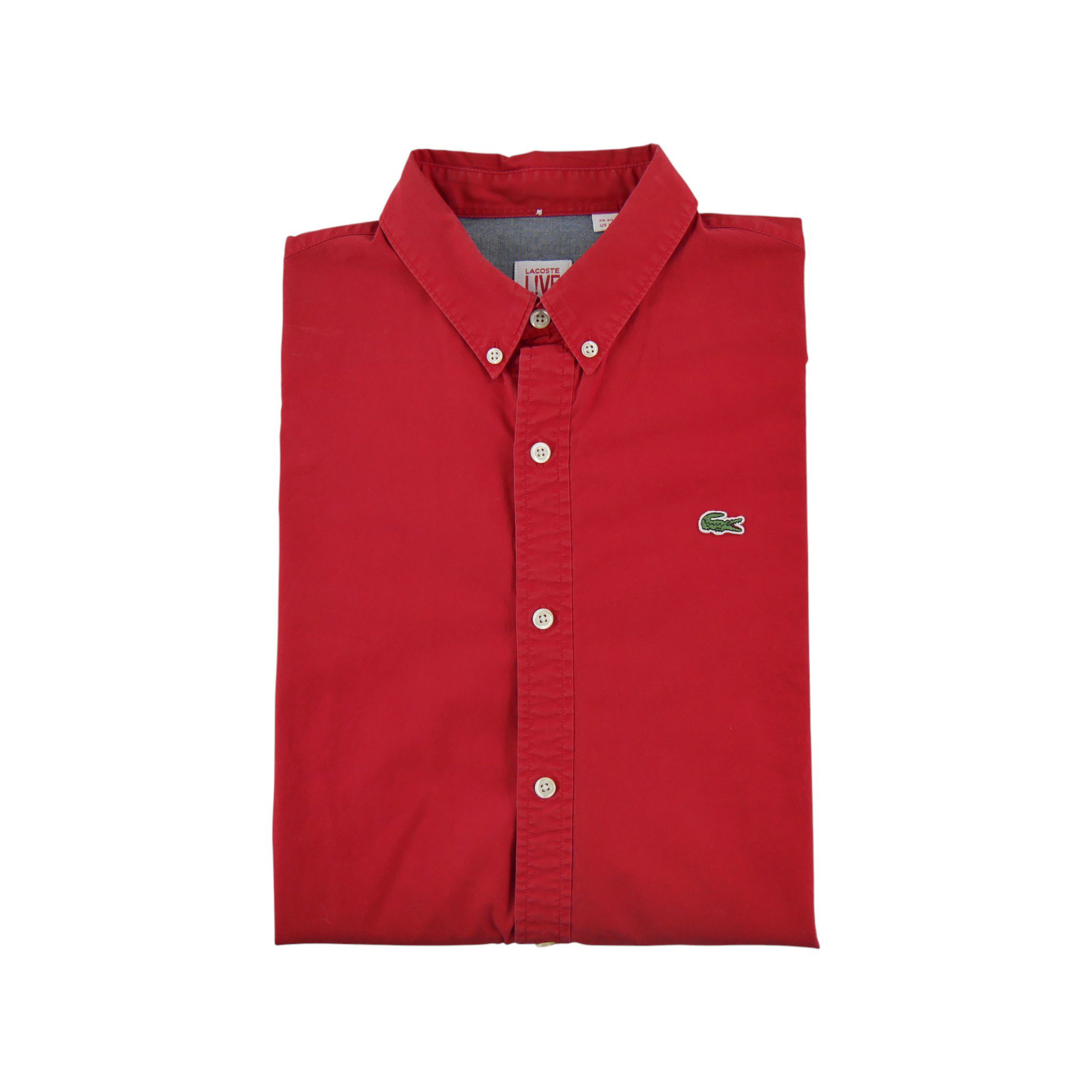 Chemise classiques Homme uni Rouge - Bon état