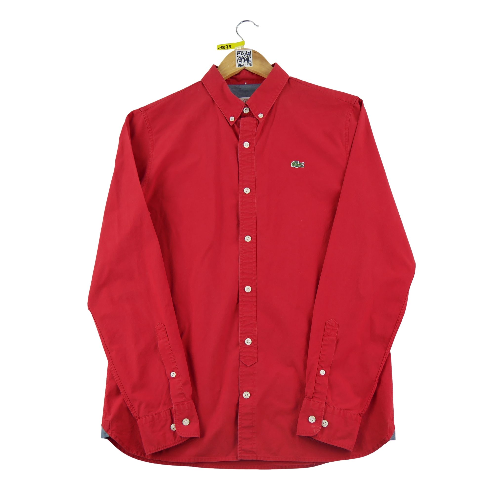 Chemise classiques Homme uni Rouge 2