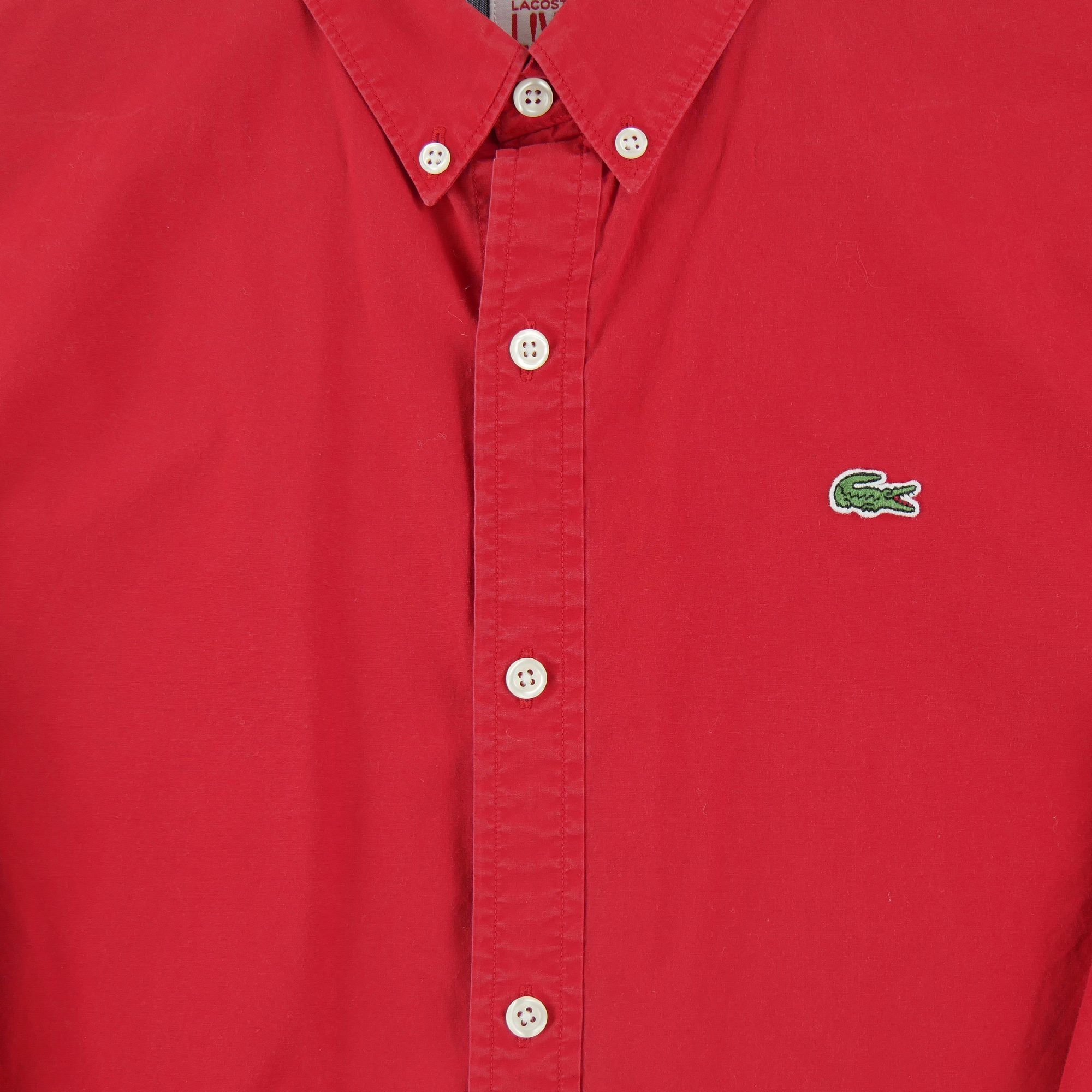 Chemise classiques Homme uni Rouge 3