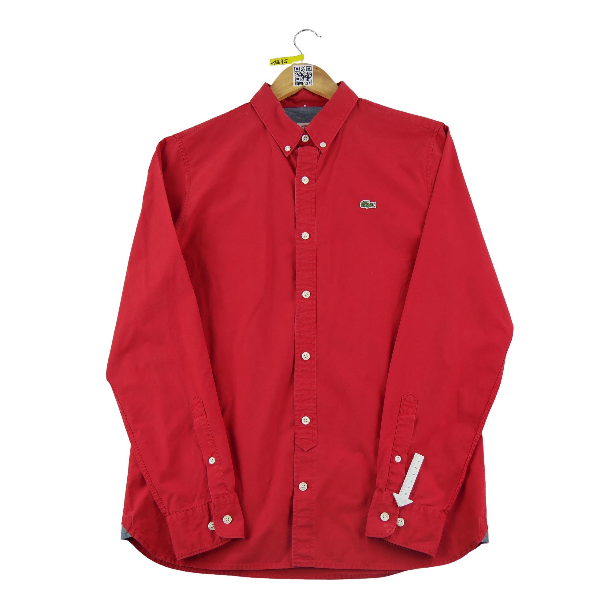 Chemise classiques Homme uni Rouge 4