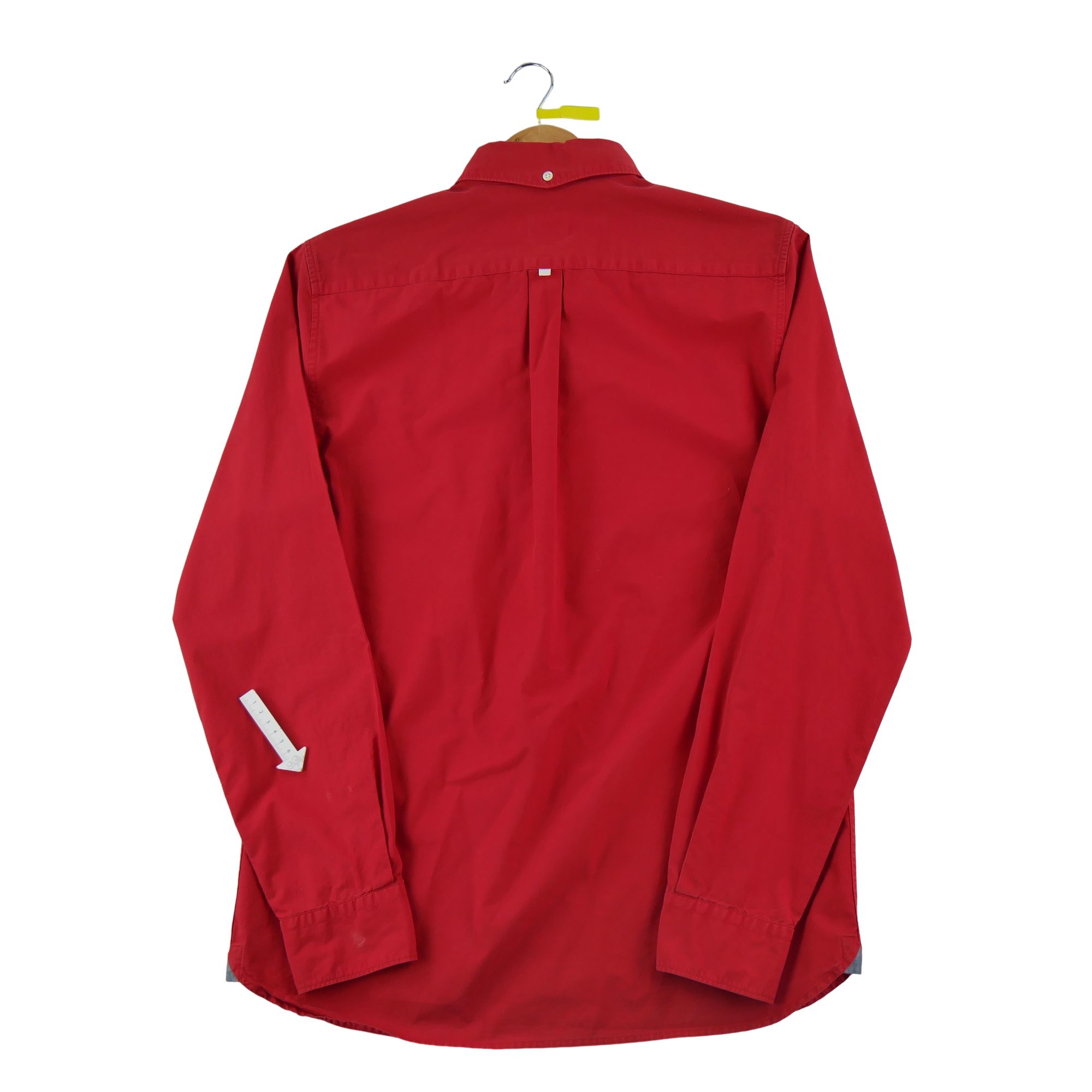 Chemise classiques Homme uni Rouge 6
