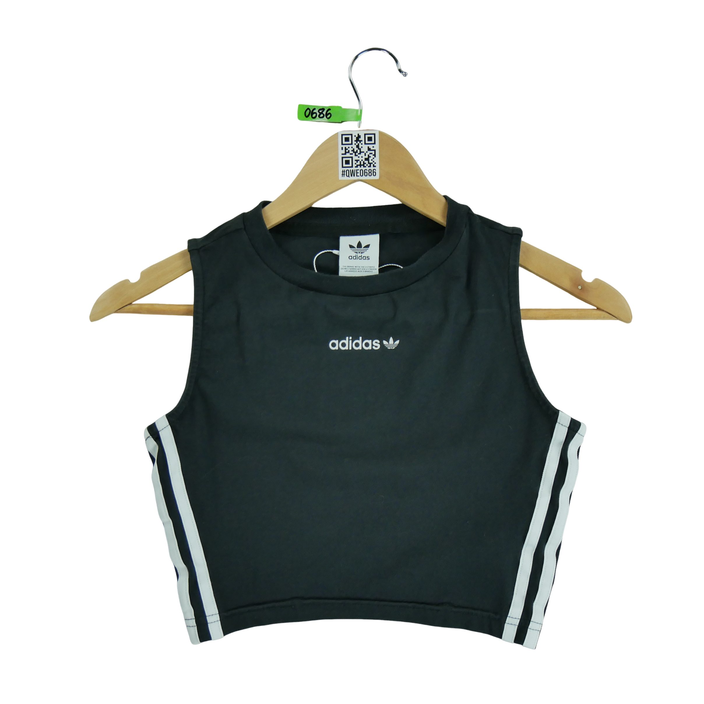 Débardeur Femme Crop Top Noir - Très bon état