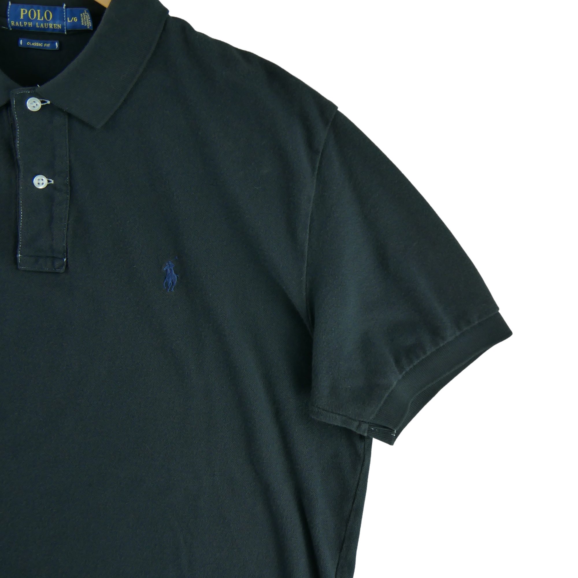 Polo manches courtes Homme  Noir 4