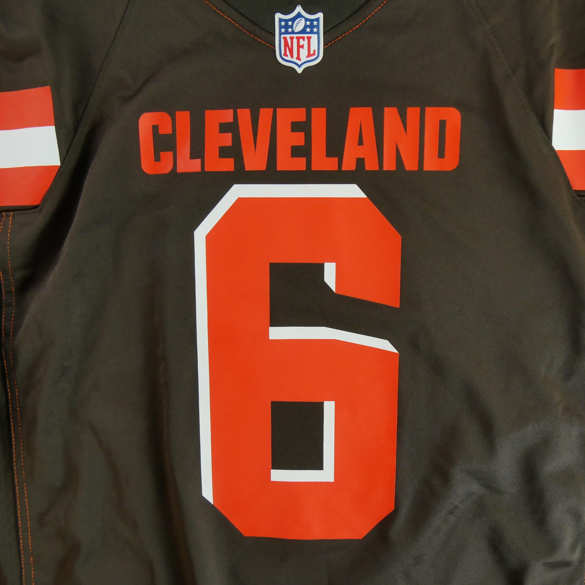 Maillot Homme NFL Cleveland Browns Marron 4