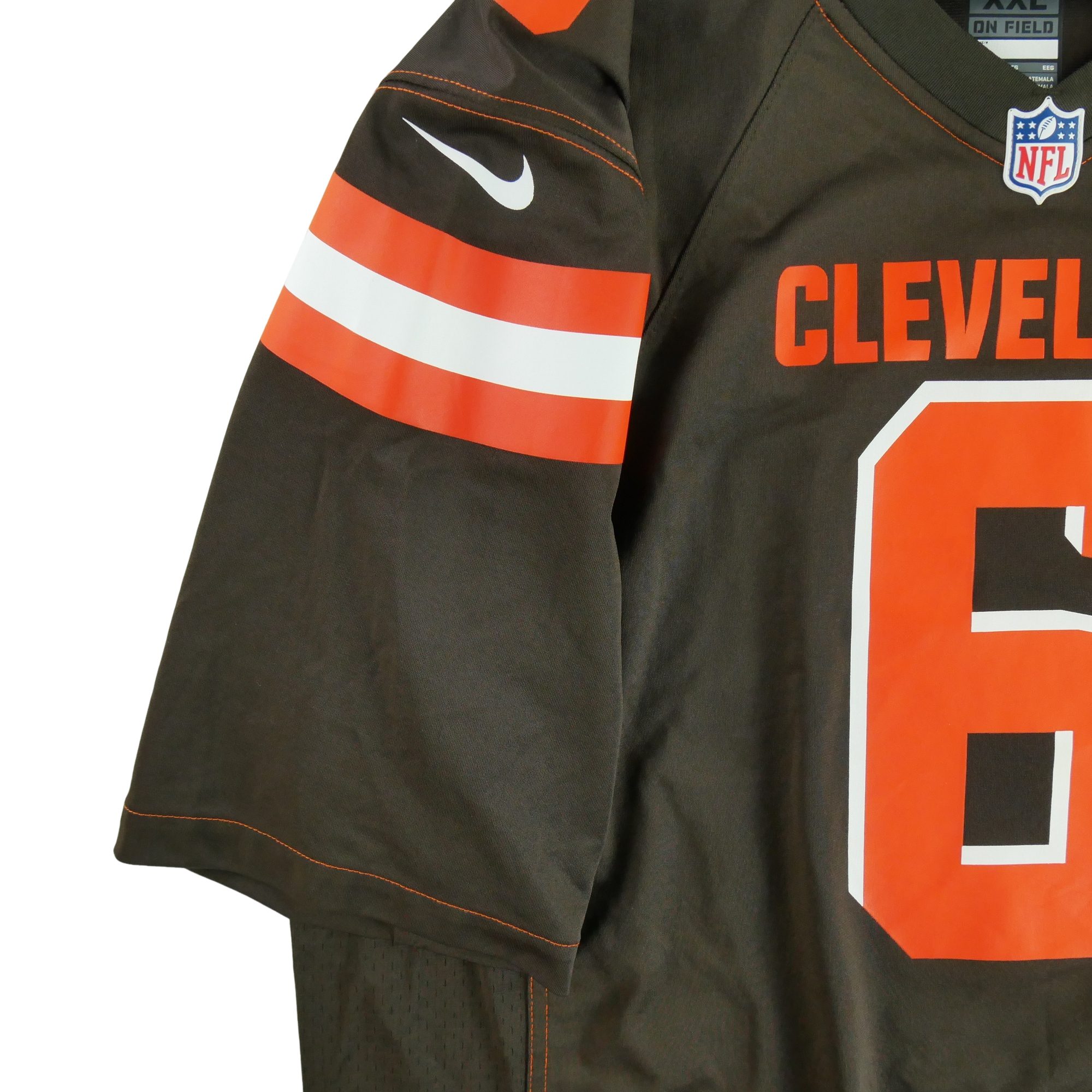Maillot Homme NFL Cleveland Browns Marron 6