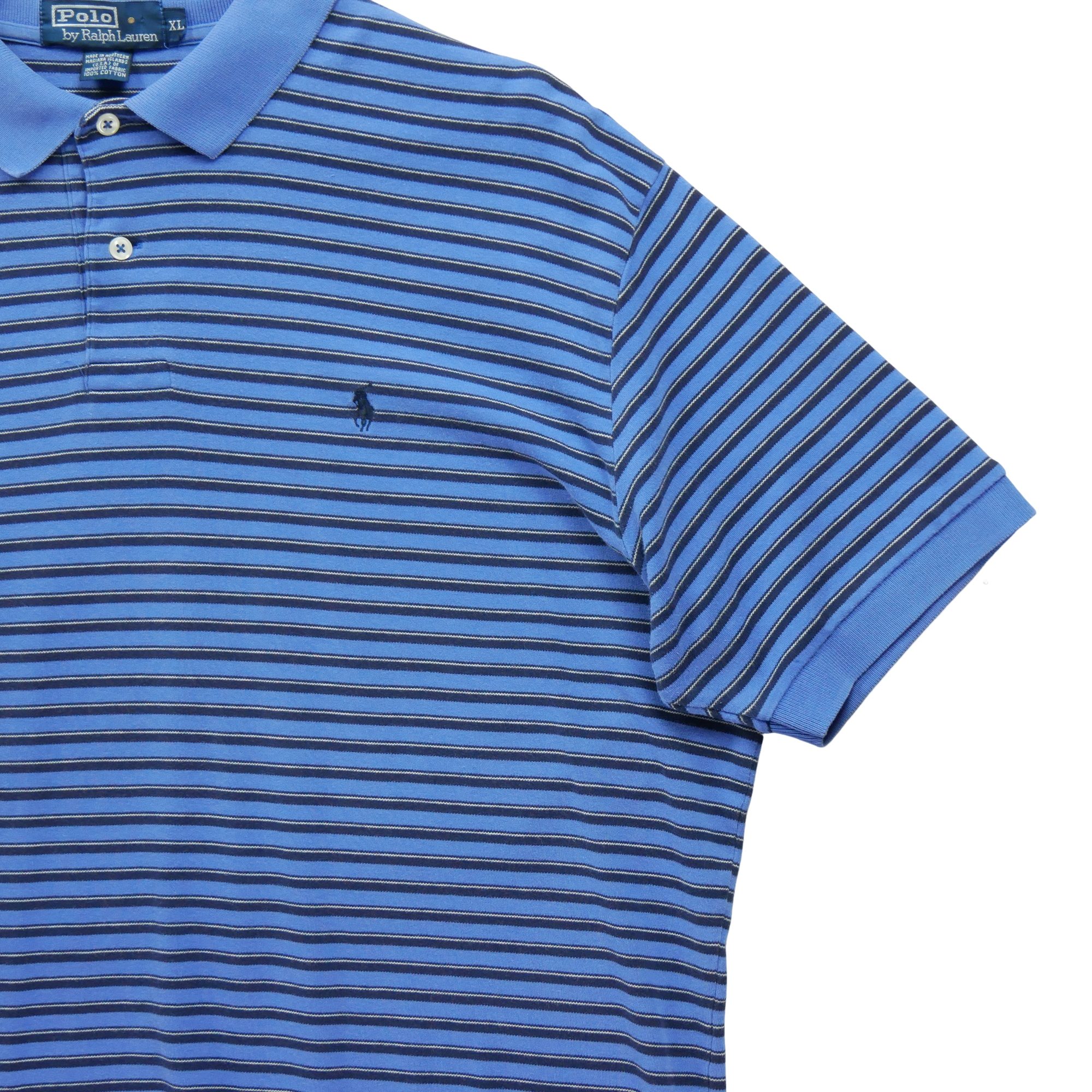 Polo manches courtes Homme  Bleu 4