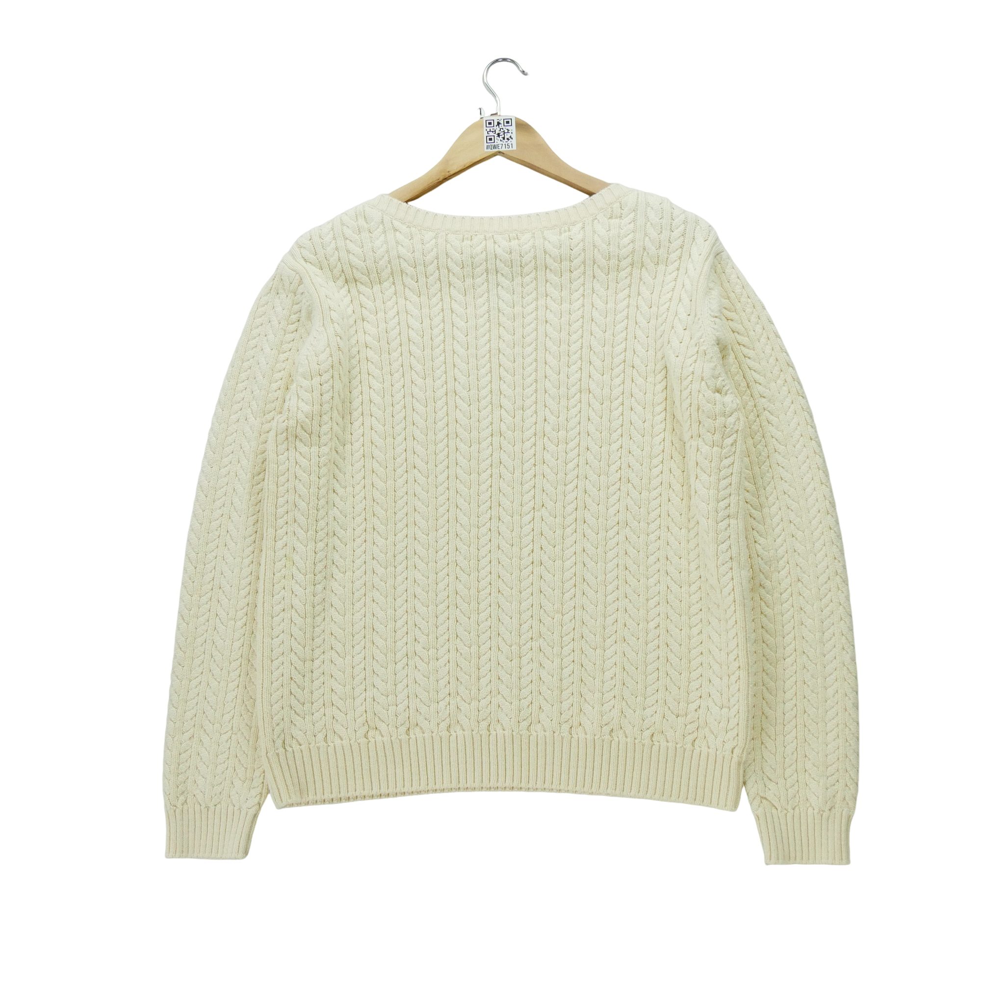 Pull Femme  en maille torsadée Beige - Excellent état