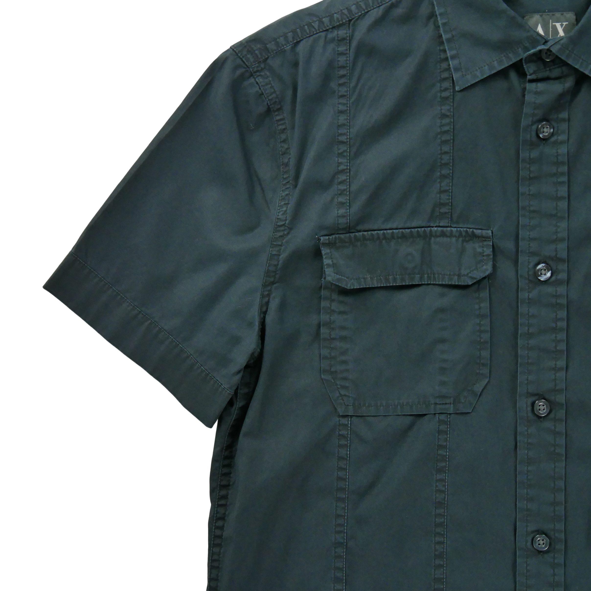 Chemise détente Homme uni Noir 4