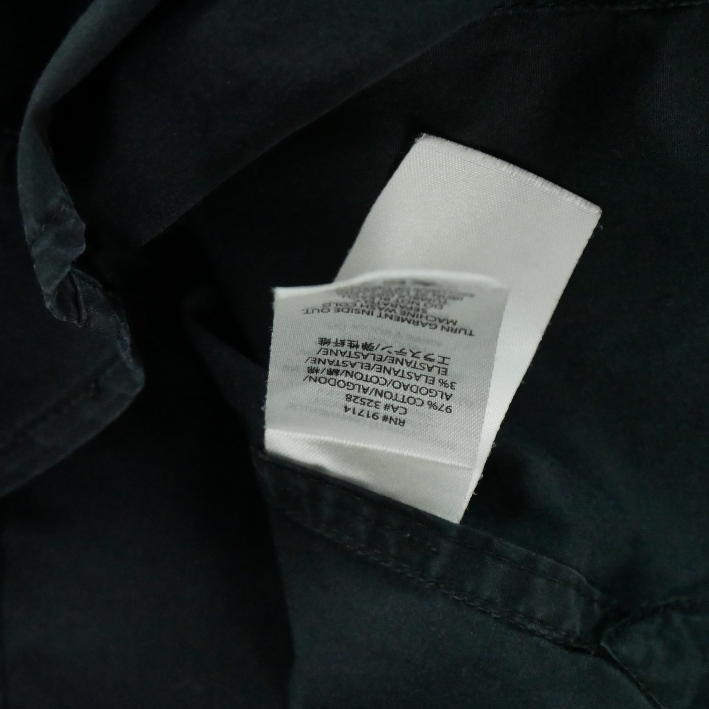 Chemise détente Homme uni Noir 6