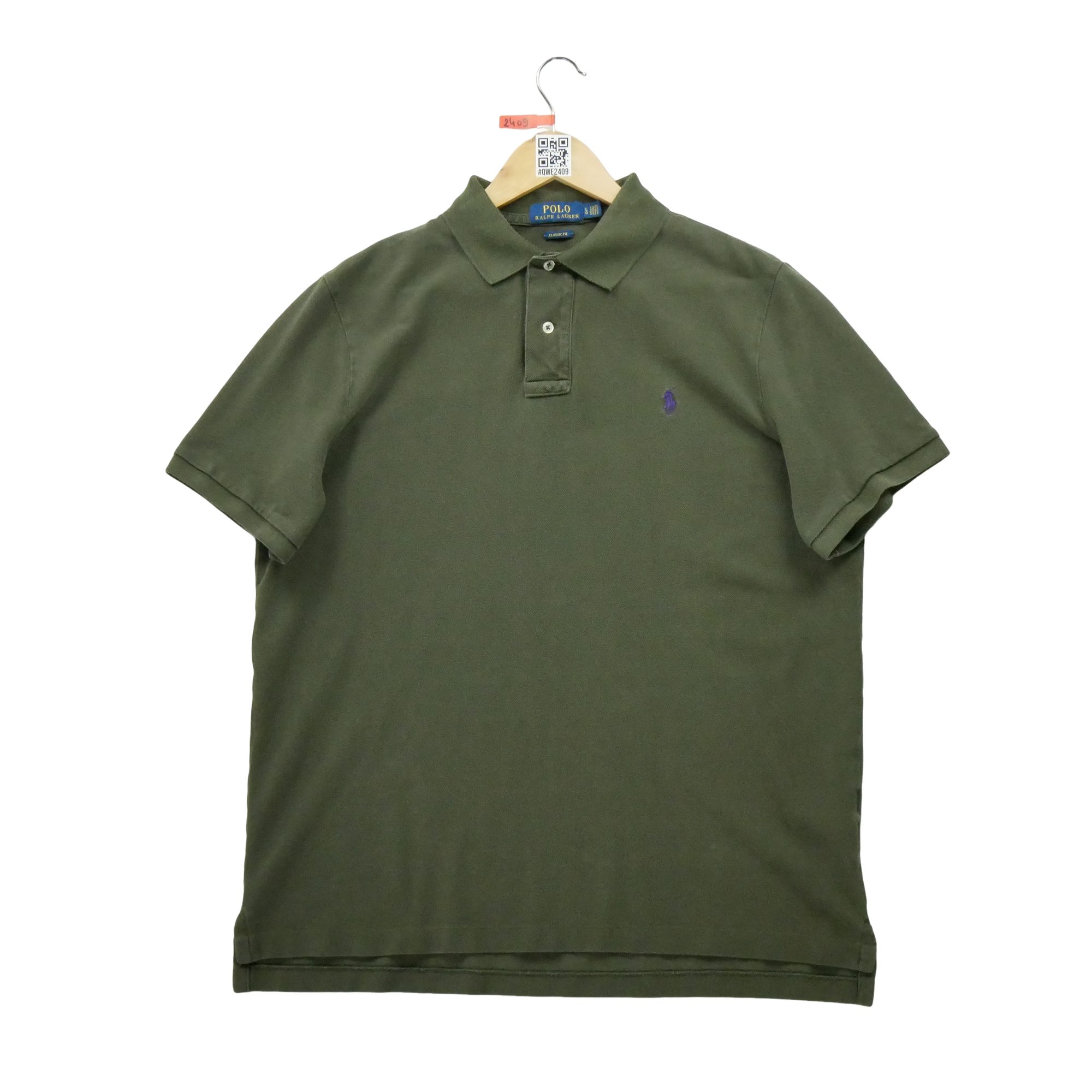 Polo manches courtes Homme  Kaki 1