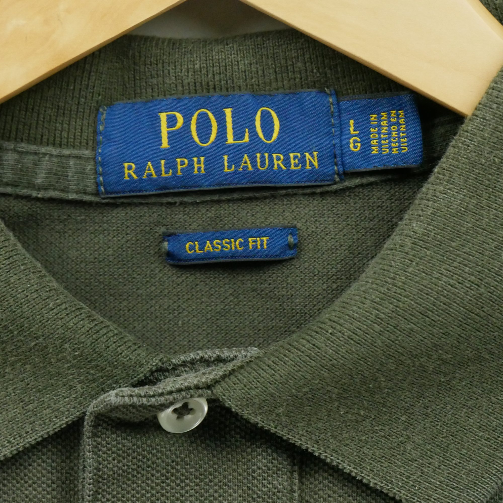 Polo manches courtes Homme  Kaki 7