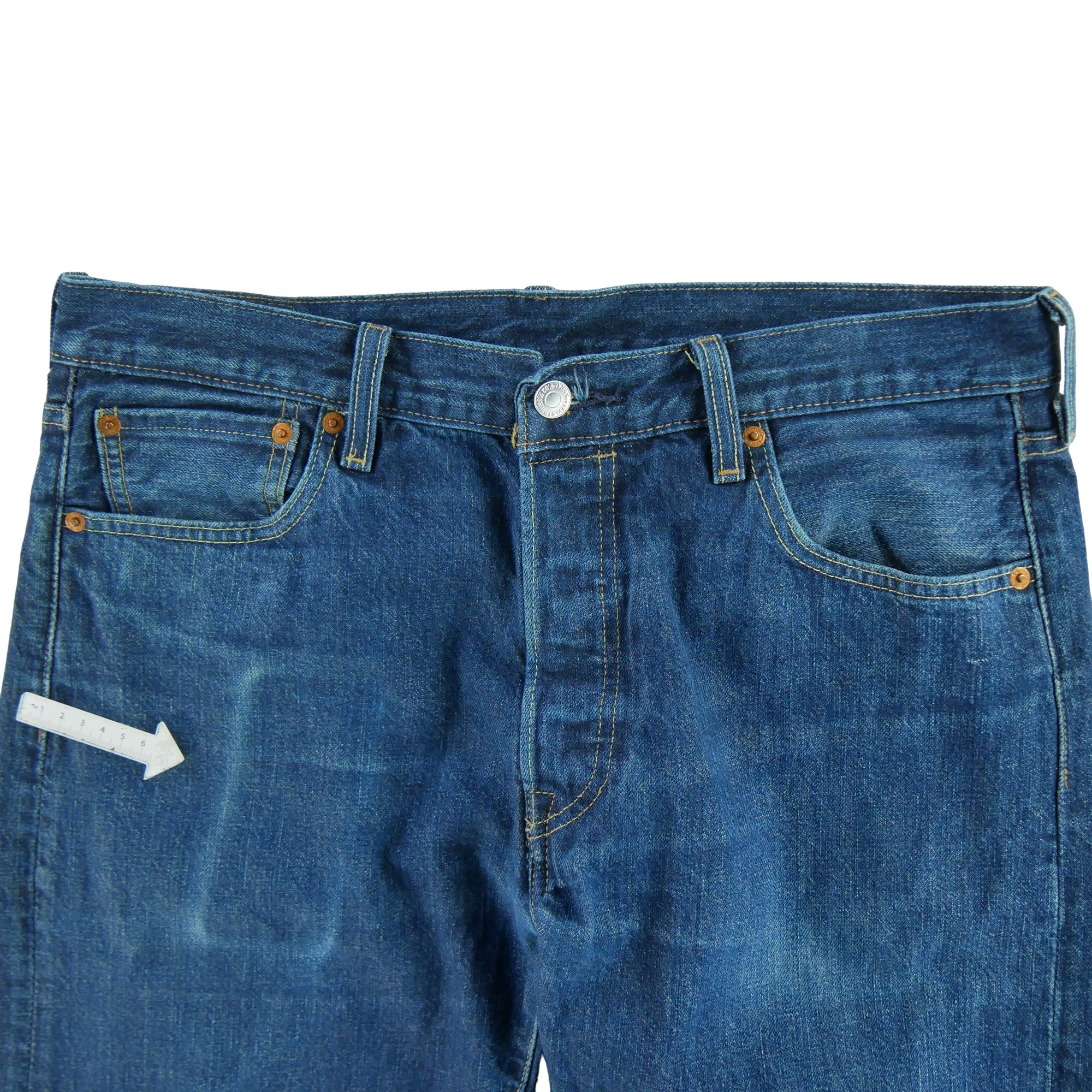 Jean Homme Big E Levis 501 Bleu 3